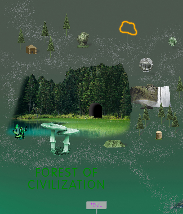 Illustration online environment 