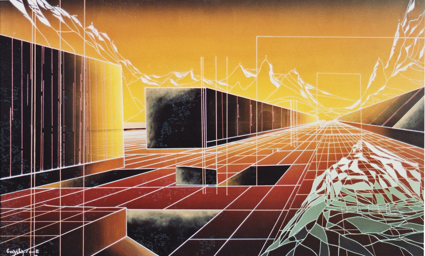 Black Copper Antelope(64,5 x 105 cm)