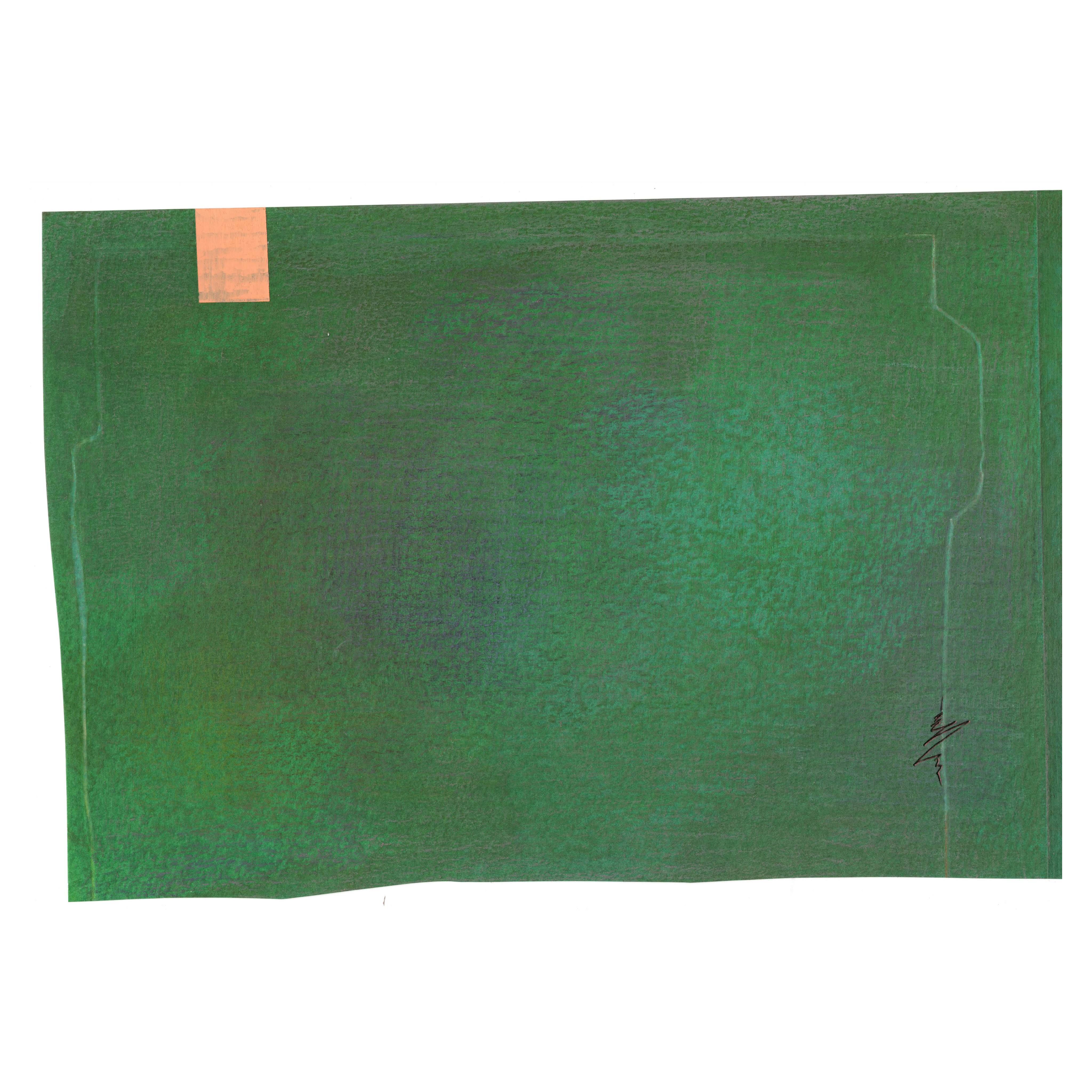 Green Gate, 2024, acrylic on paper, 20 x 26cm