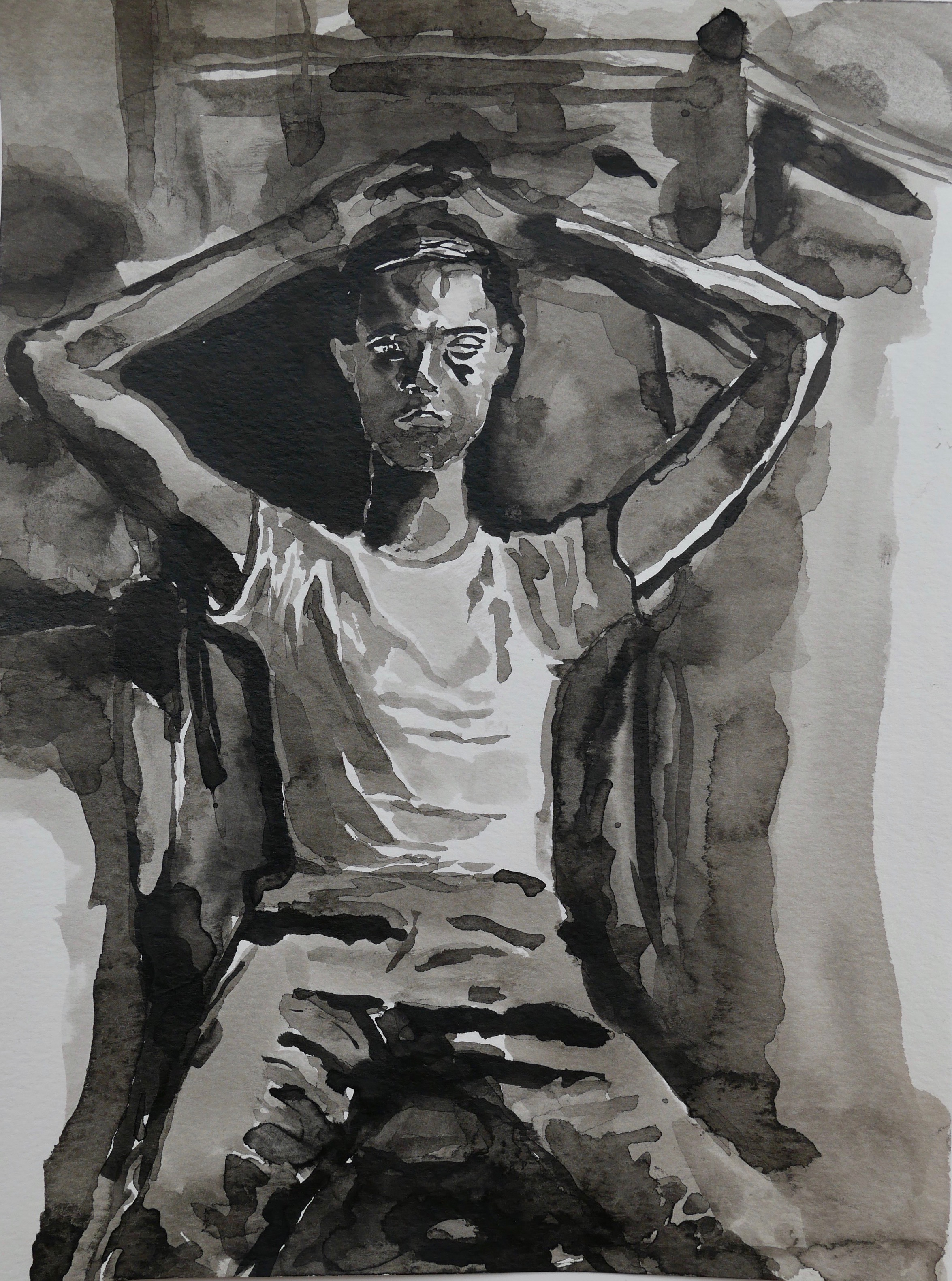 Based on Alice Neel's Hartley, 1965