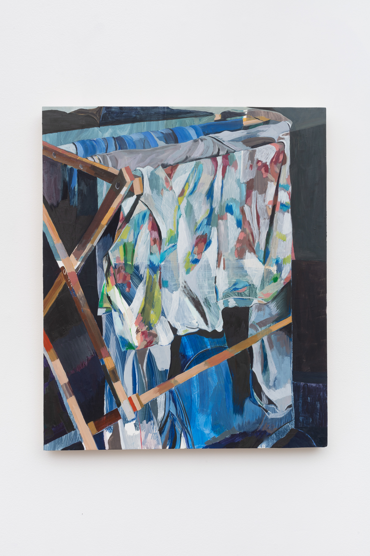 Jay Stern
Laundry Day #15 (Tye-Dye), 2024
Oil on Panel
24 x 24 x 1 3/4 in. | 61 x 61 x 4.4 cm