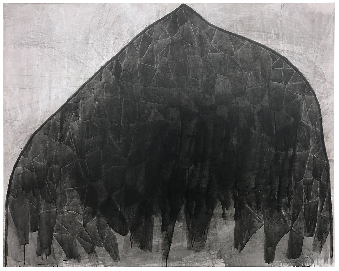 Mass Melt, 2017, Acrylic on panel, 48 x 60 in.