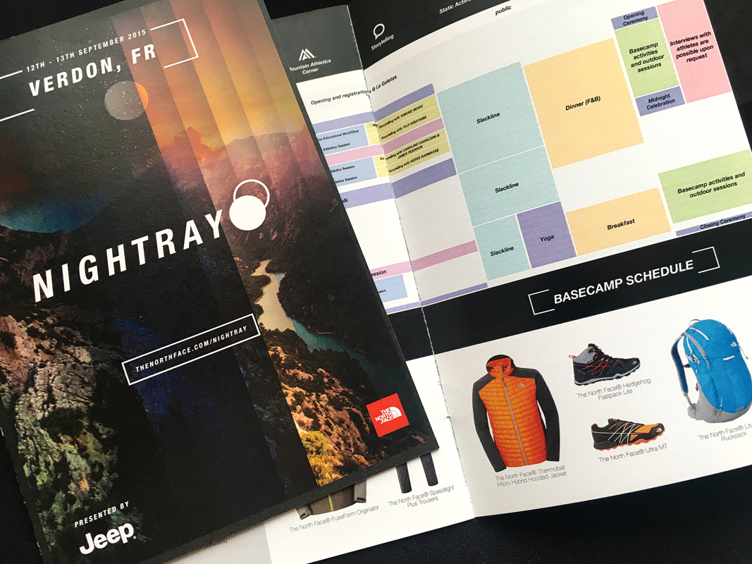 The North Face, book design, 2015. 