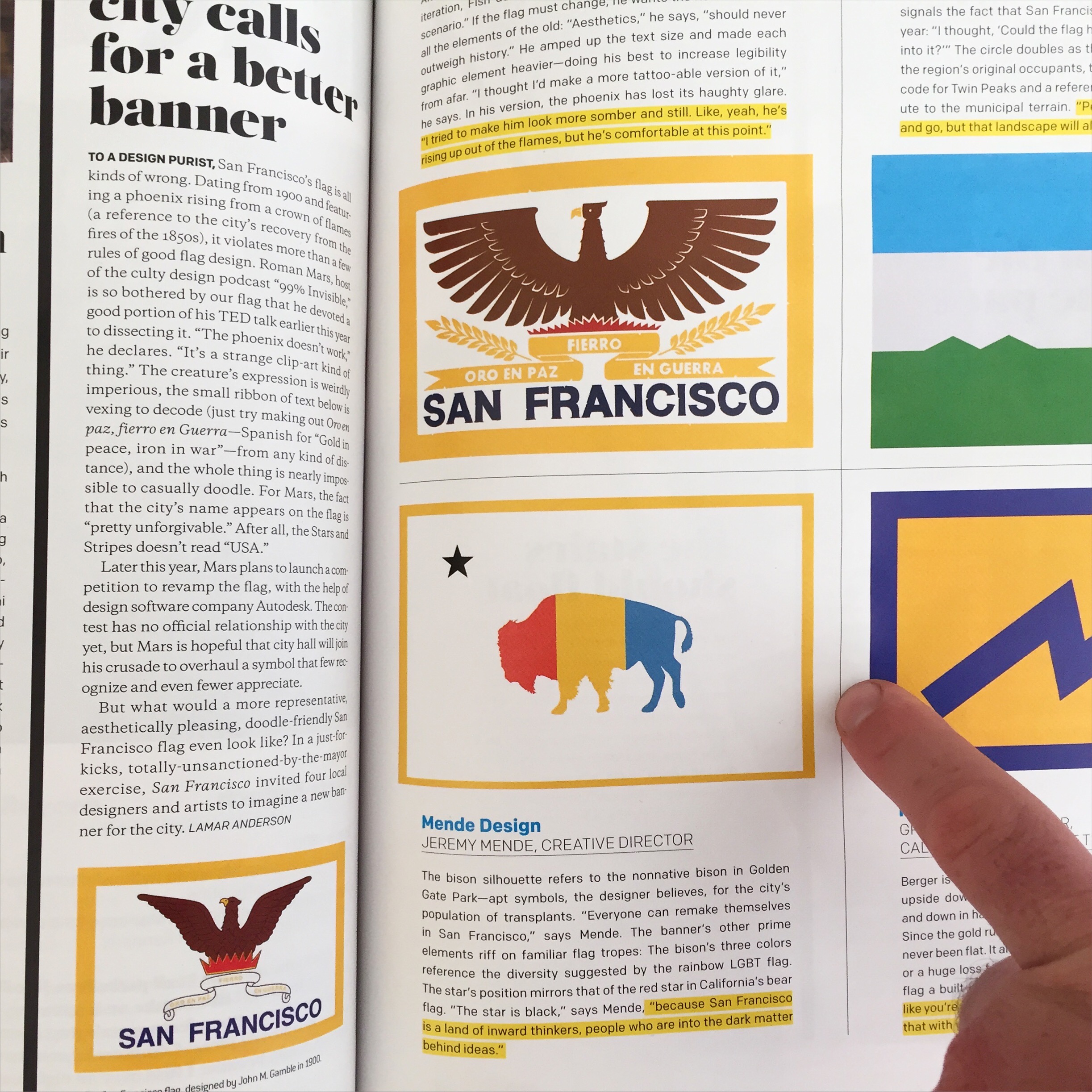 San Francisco City Flag — Lawrence P. Lander