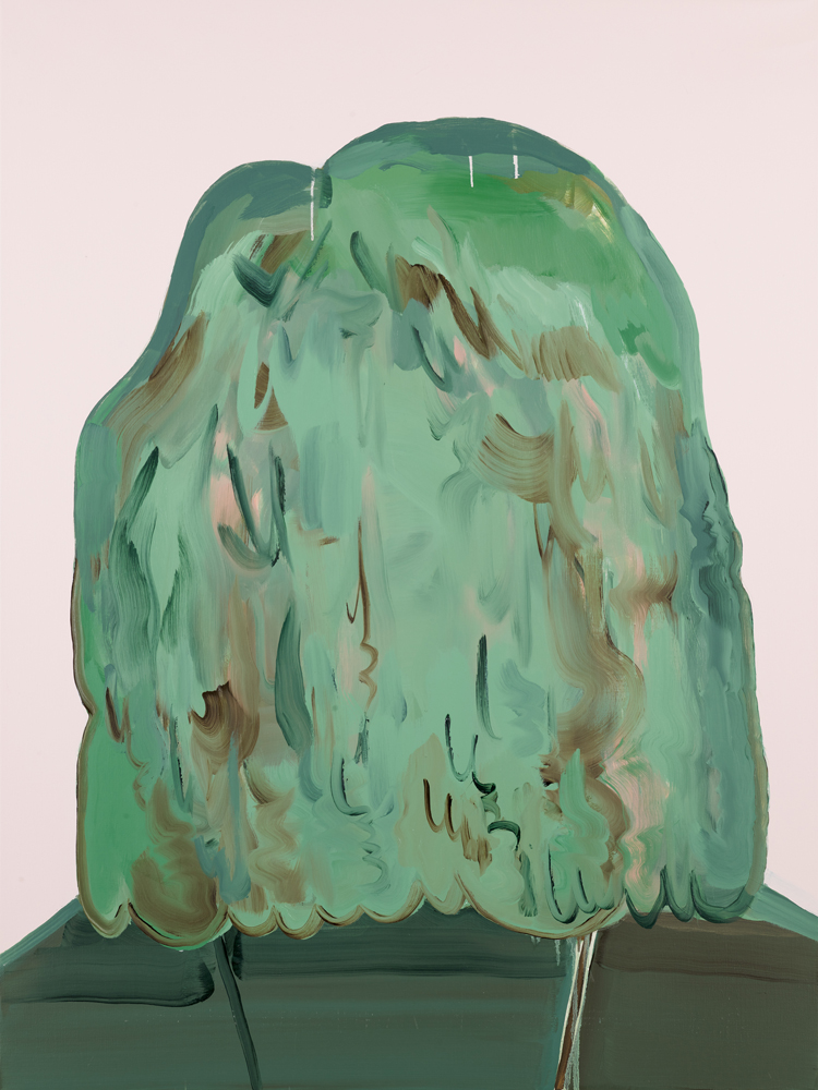 A Green Man 10, 2017, oil on linen, 140x105cm
