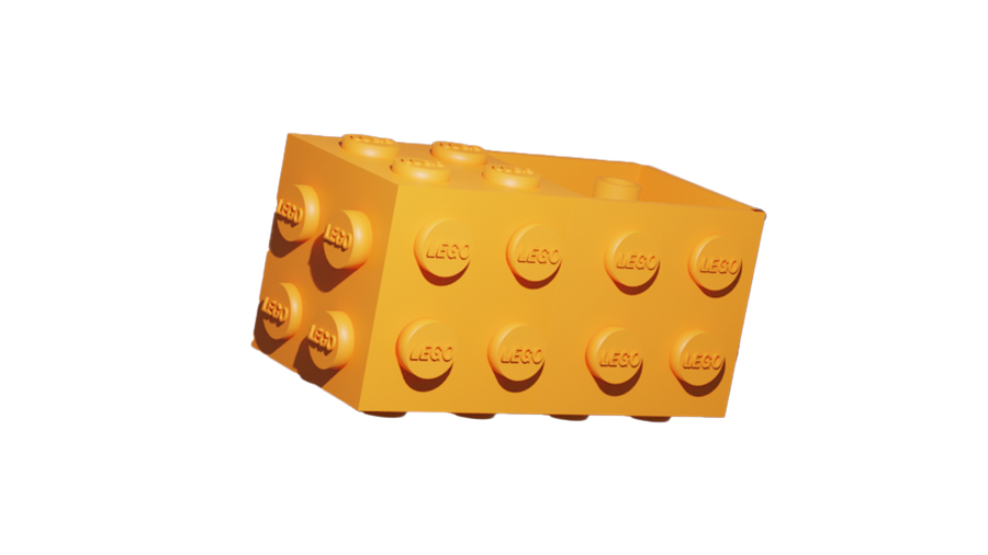 Fifth brick - 4x4 brick with a hole