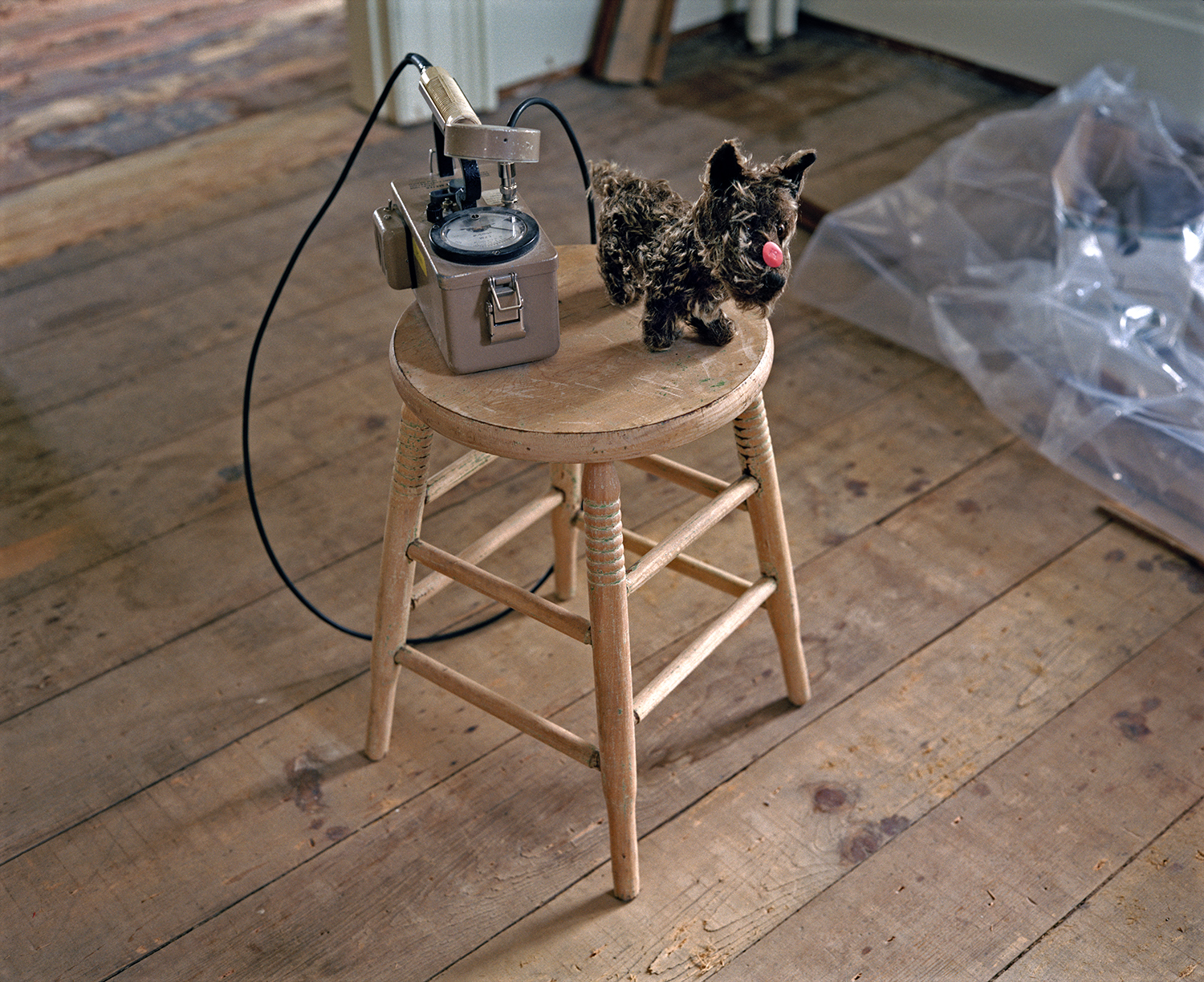 MUIDAR: Interior, toy and Geiger counter, Port Hope, 1992