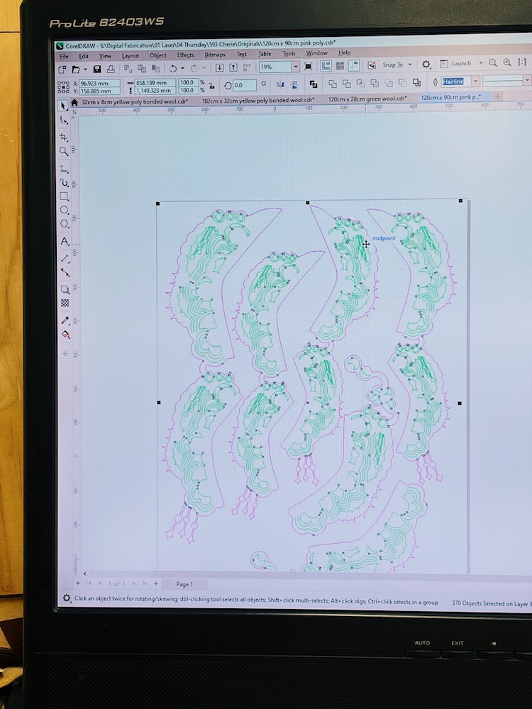 Laser cutting file preparation