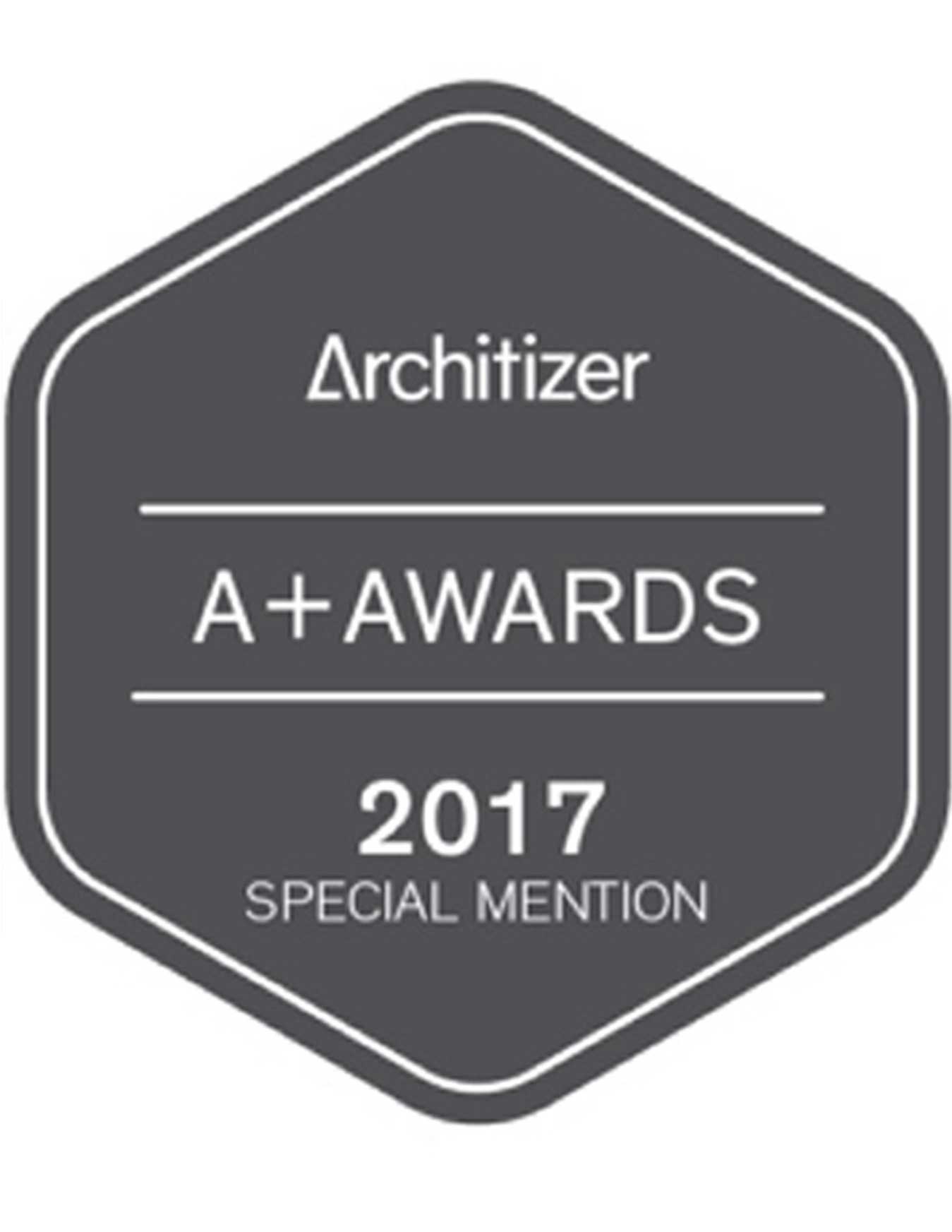 2017 ARCHITIZER  A+ AWARD  HALF-TREE HOUSE