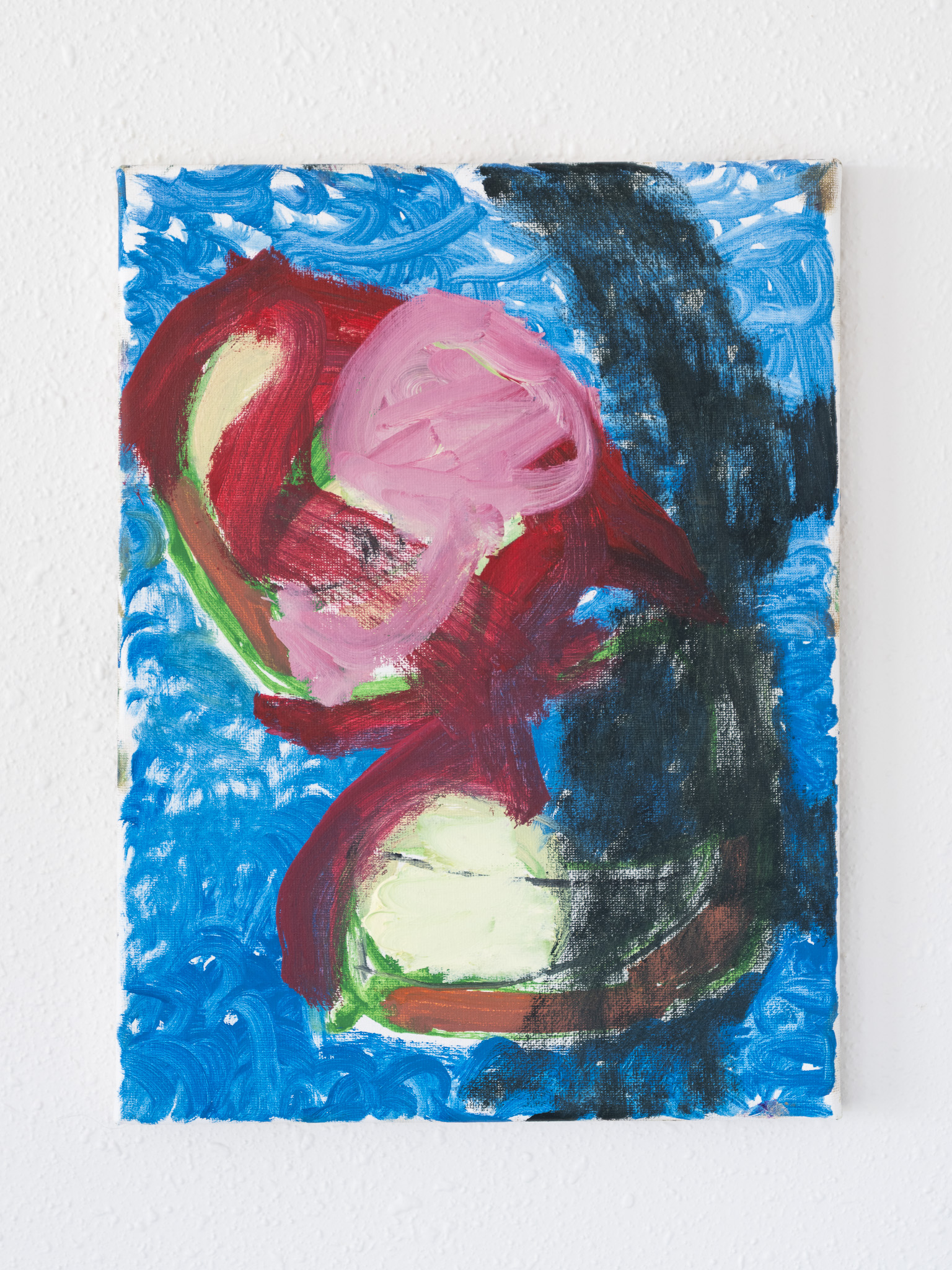 'the palatable flavor of cherry' - 2025, oil on canvas, 9x12