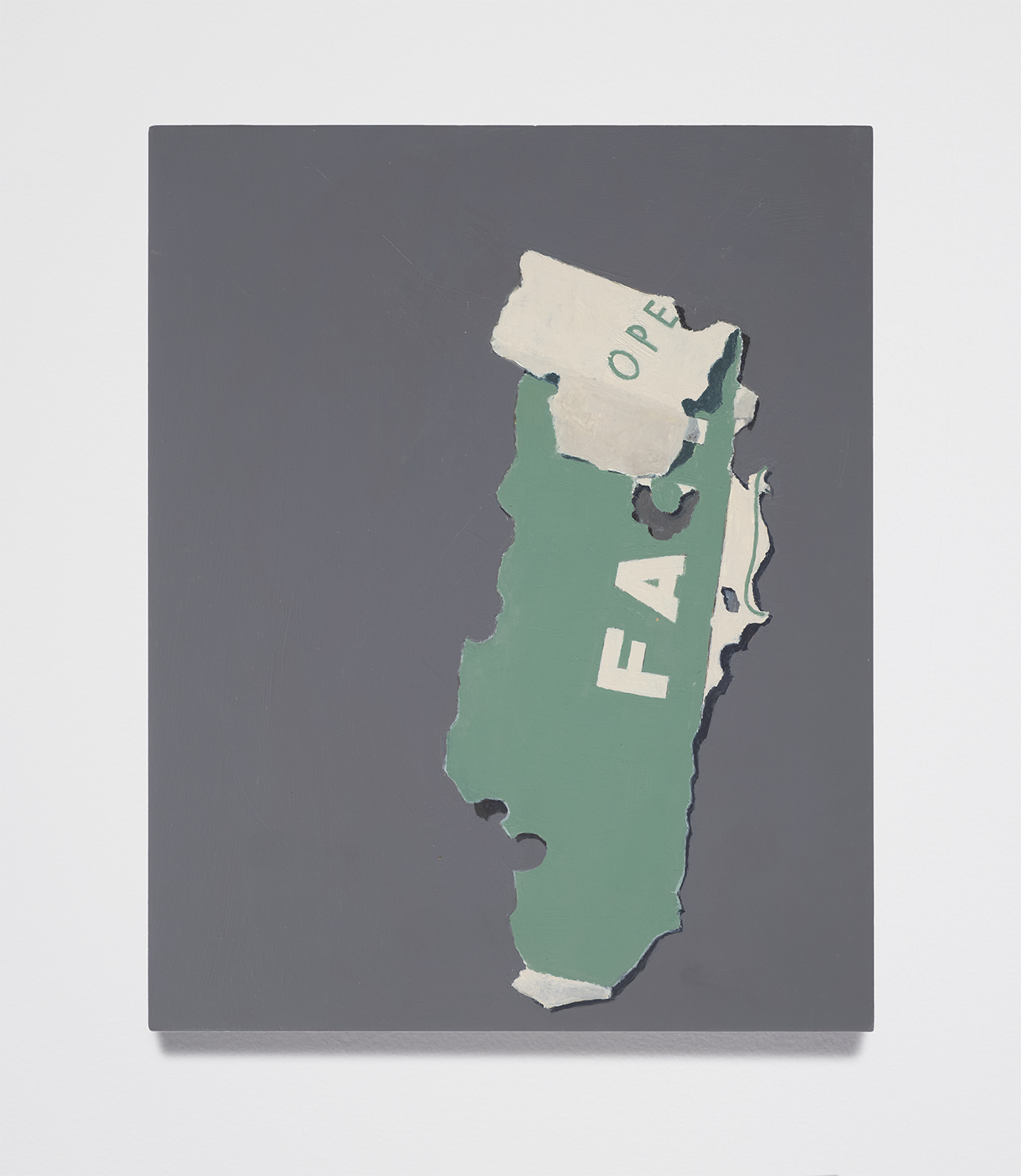 Trompe L'oeil; Acrylic Paint on Panel; 10x8 inches