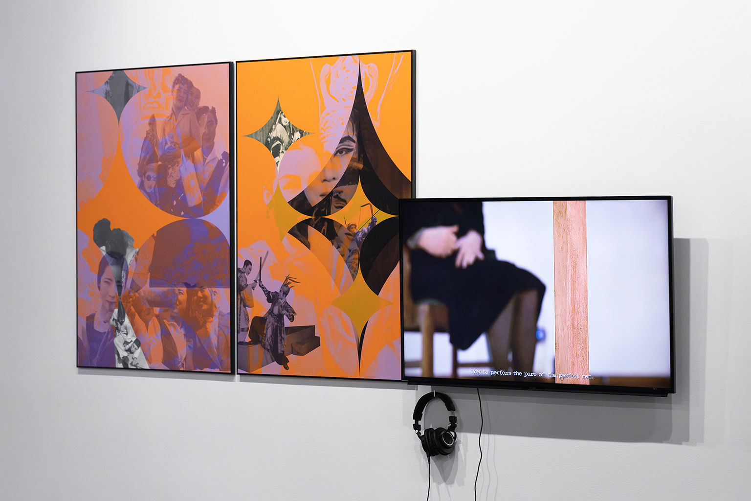 siren eun young jung. The Yeoseong Gukgeuk Project: Hijack the Gender!, Leonard & Bina Ellen Gallery (MOMENTA 2023). Photo : Mike Patten.