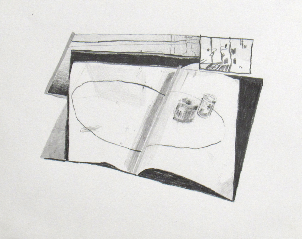 Still Life of still life with sketchbook, trastevere