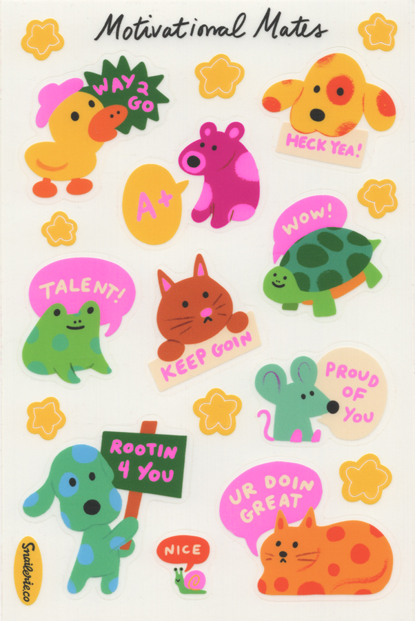 Snailerie.co Sticker sheet