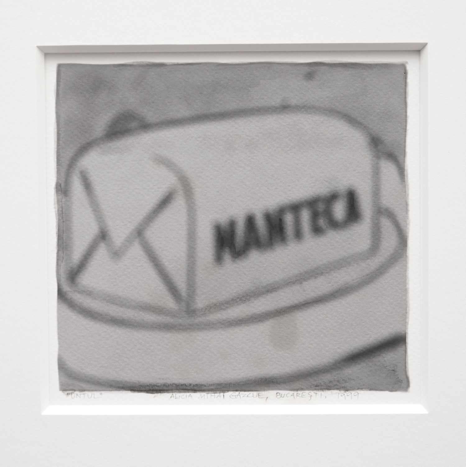 Collage, and graphite on paper. 12” x 9”