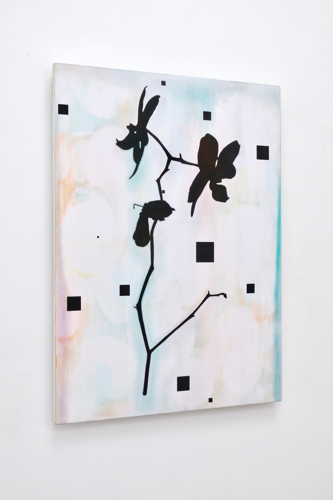 Untitled 2019, acrylic on panel, 55 x 40 cm