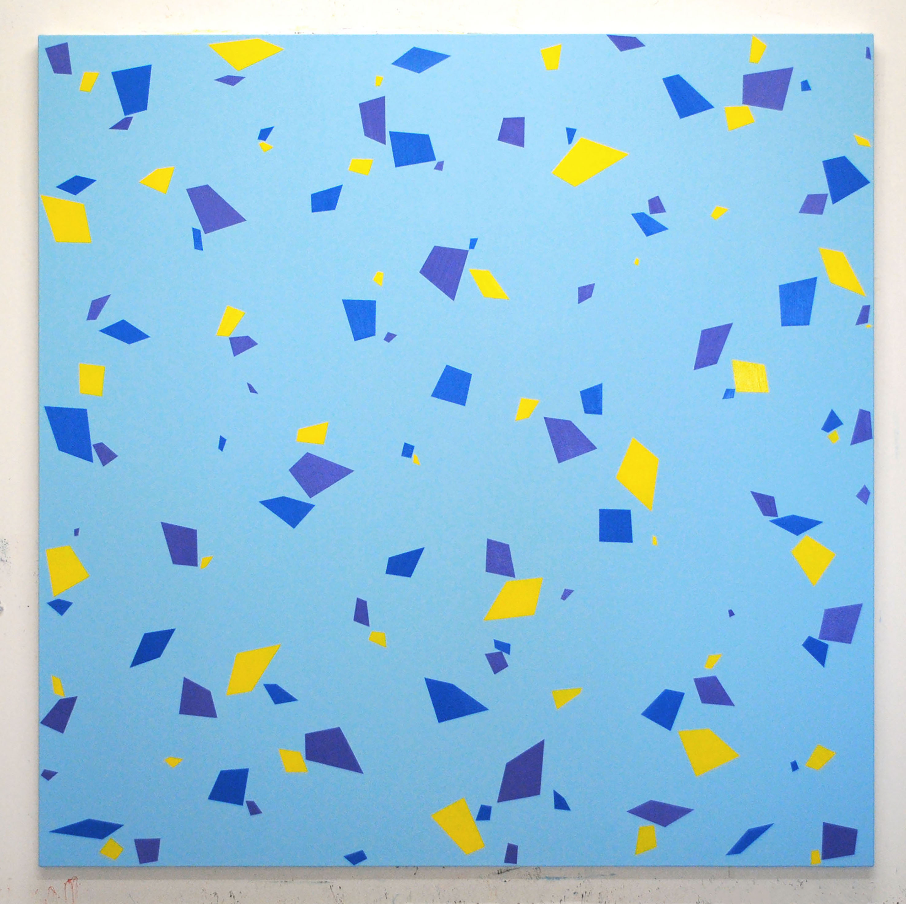 Comminuo XXX 150cm x 150cm oil and acrylic on canvas 2017