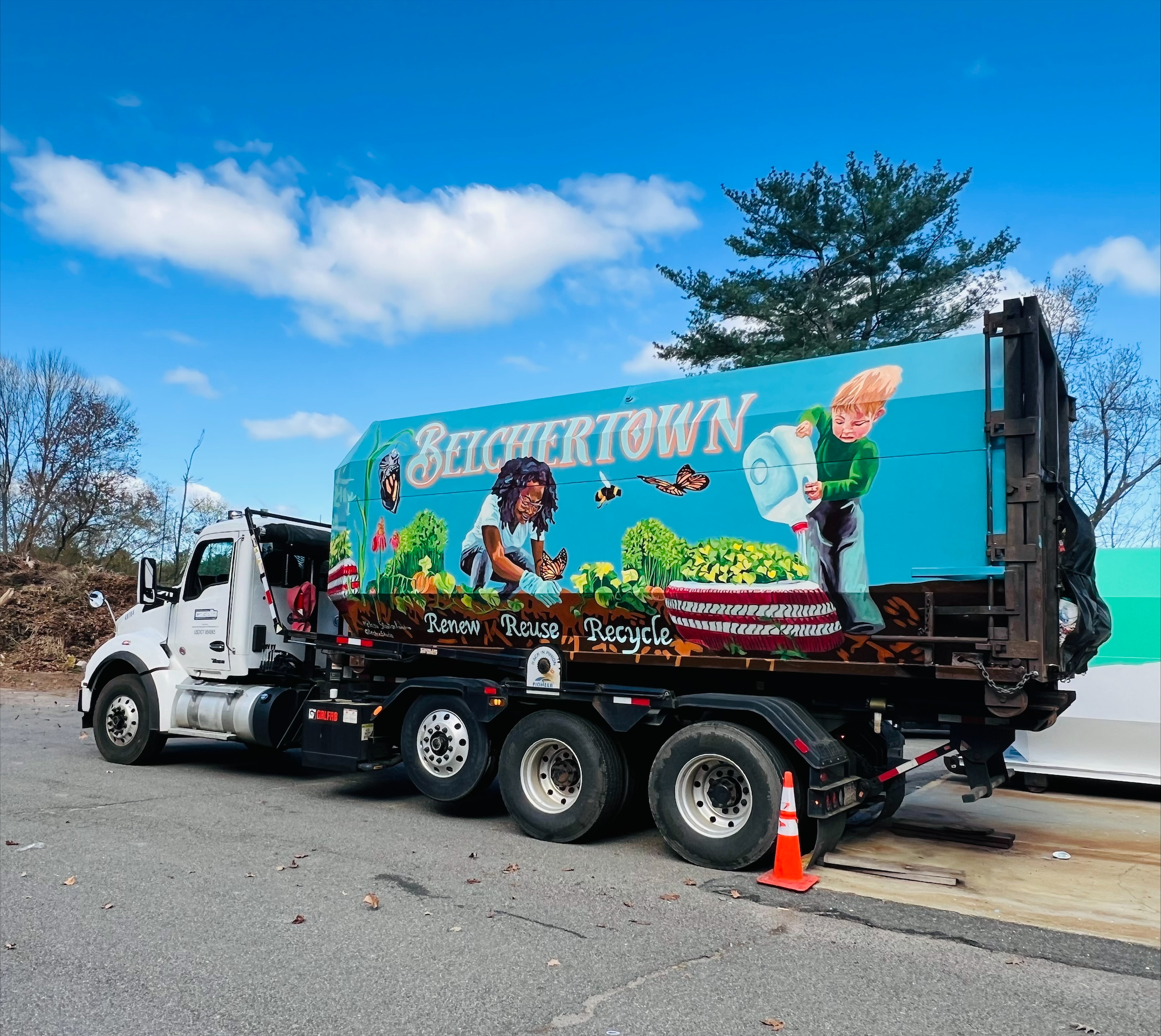 Belchertown Transfer Station Container Murals, May 2024 - June 2025