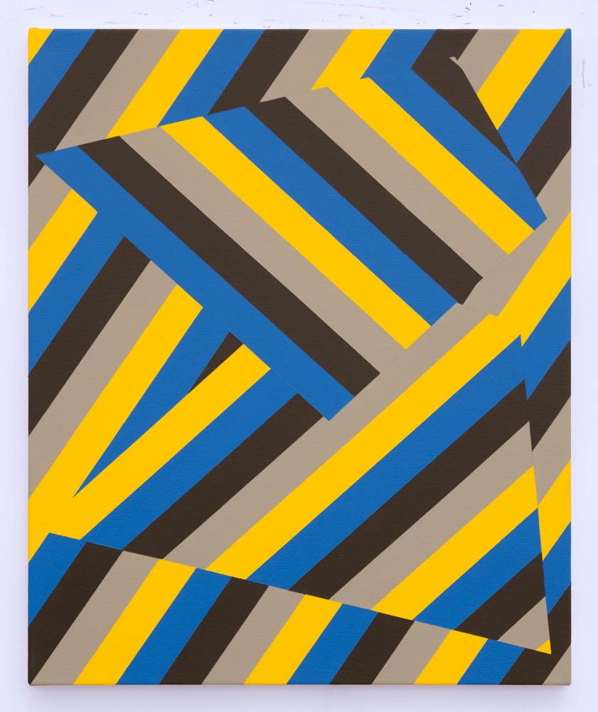 Lineae XII, 61cm x 51cm, acrylic on canvas, 2018 - £500 (previously £900)