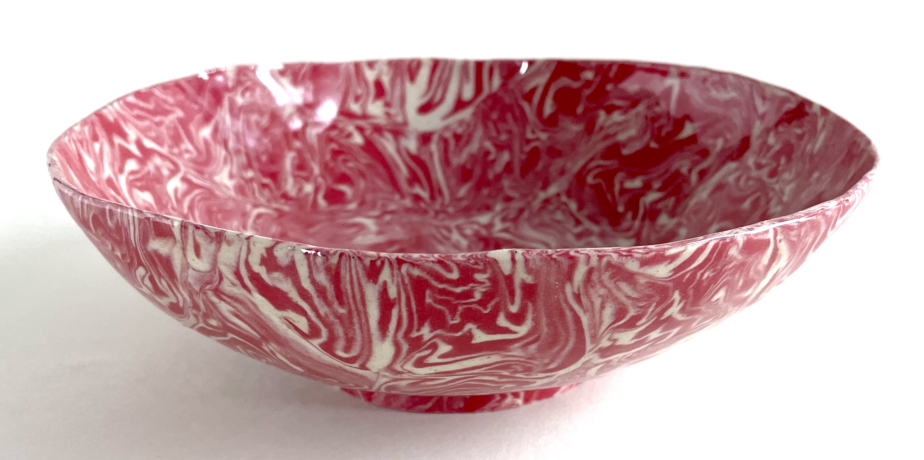 Medium Marbled Bowl [$225]