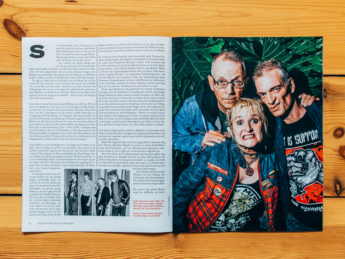 SZ Magazin No.5 / German Punk Band Bluttat in Colombia Cover Story / January 2020