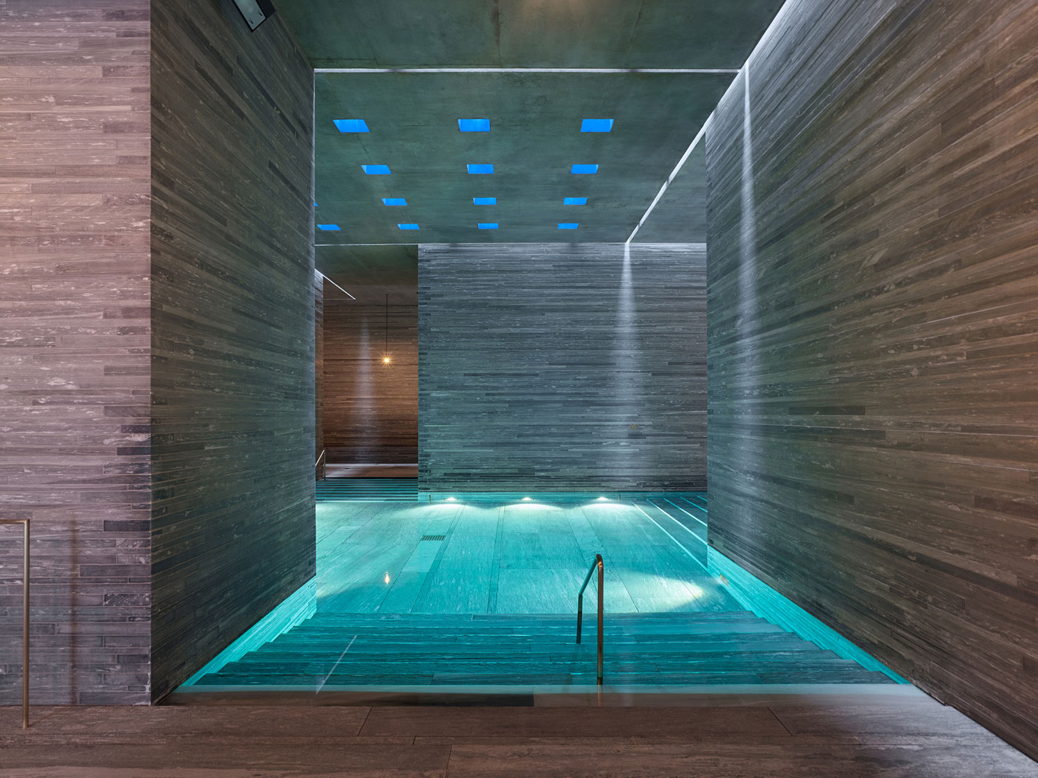 PETER ZUMTHOR - 7132 HOTEL - VALS, SWITZERLAND