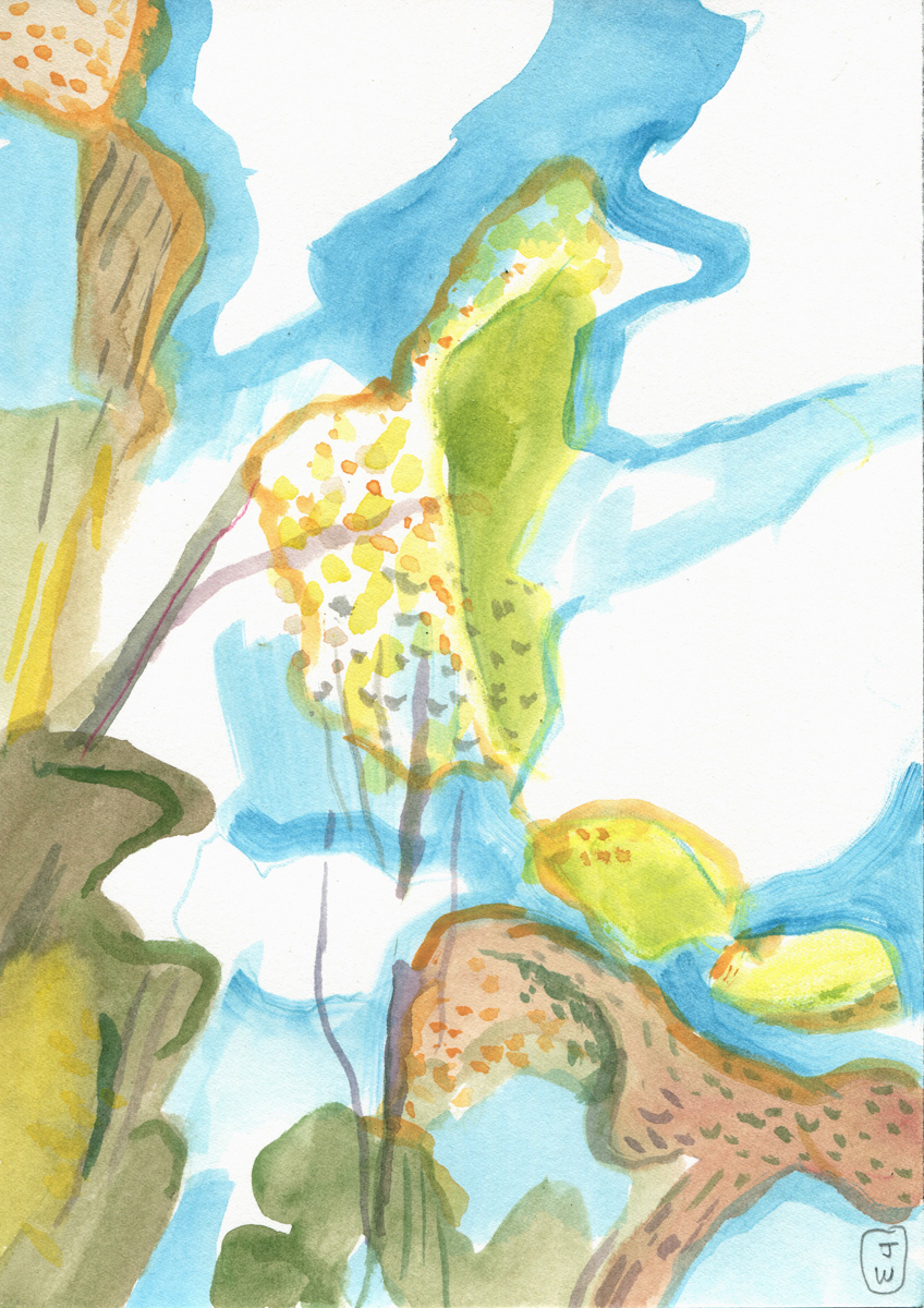 Pontiac Spur Trail #7May 2021 7 x 10" watercolor, pencil