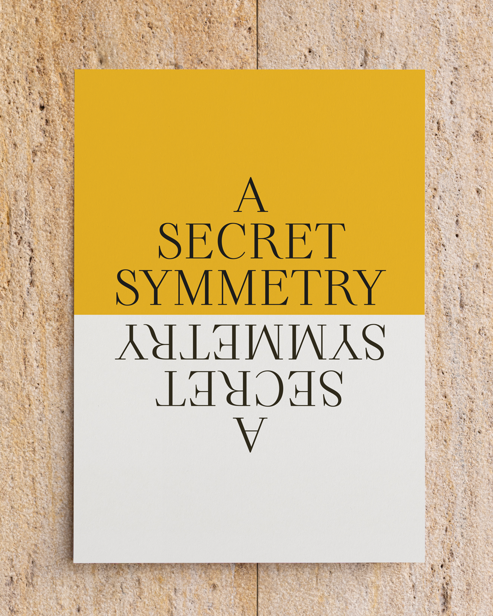 A SECRET SYMMETRY