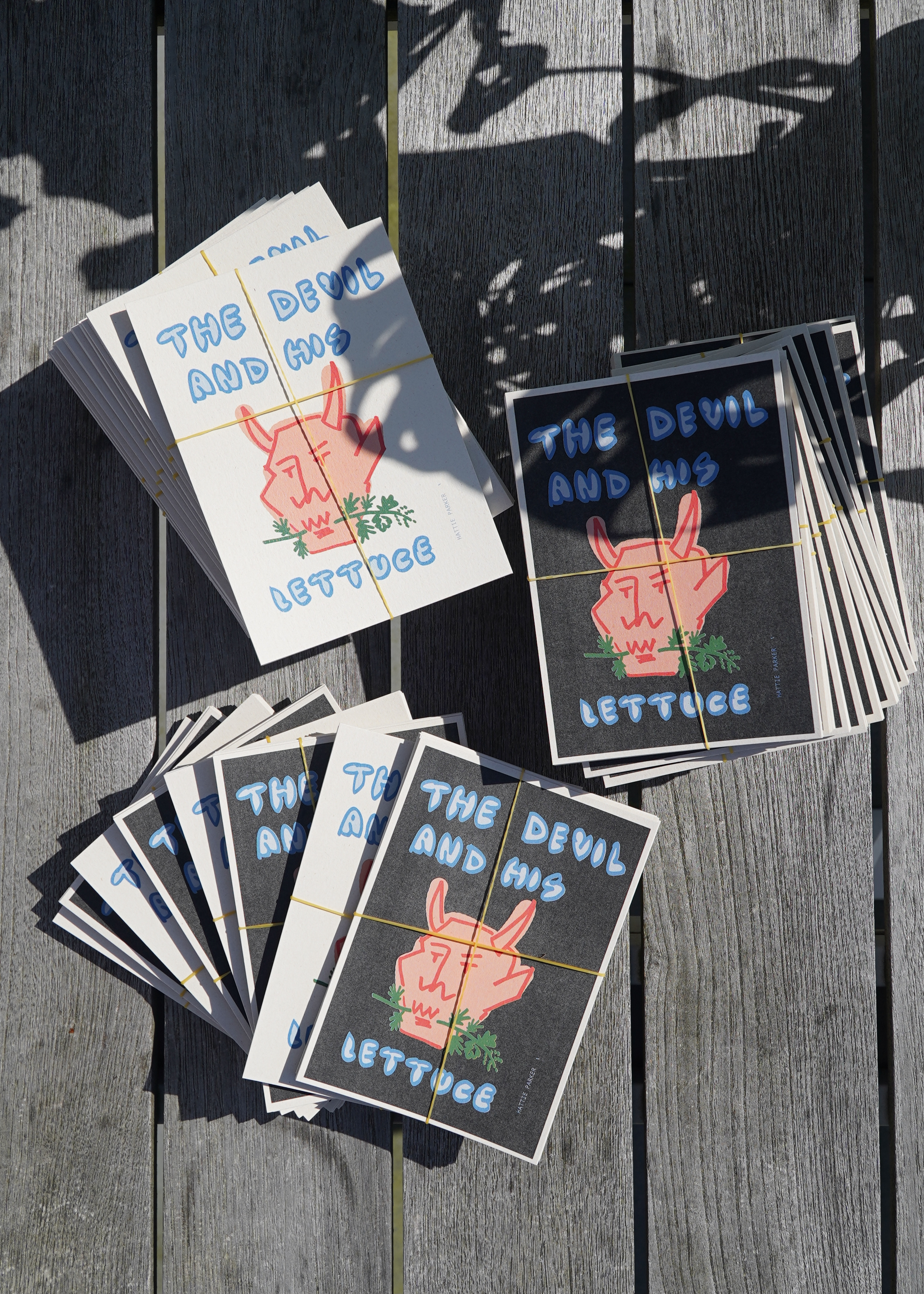 The Devil and his Lettuce Postcards