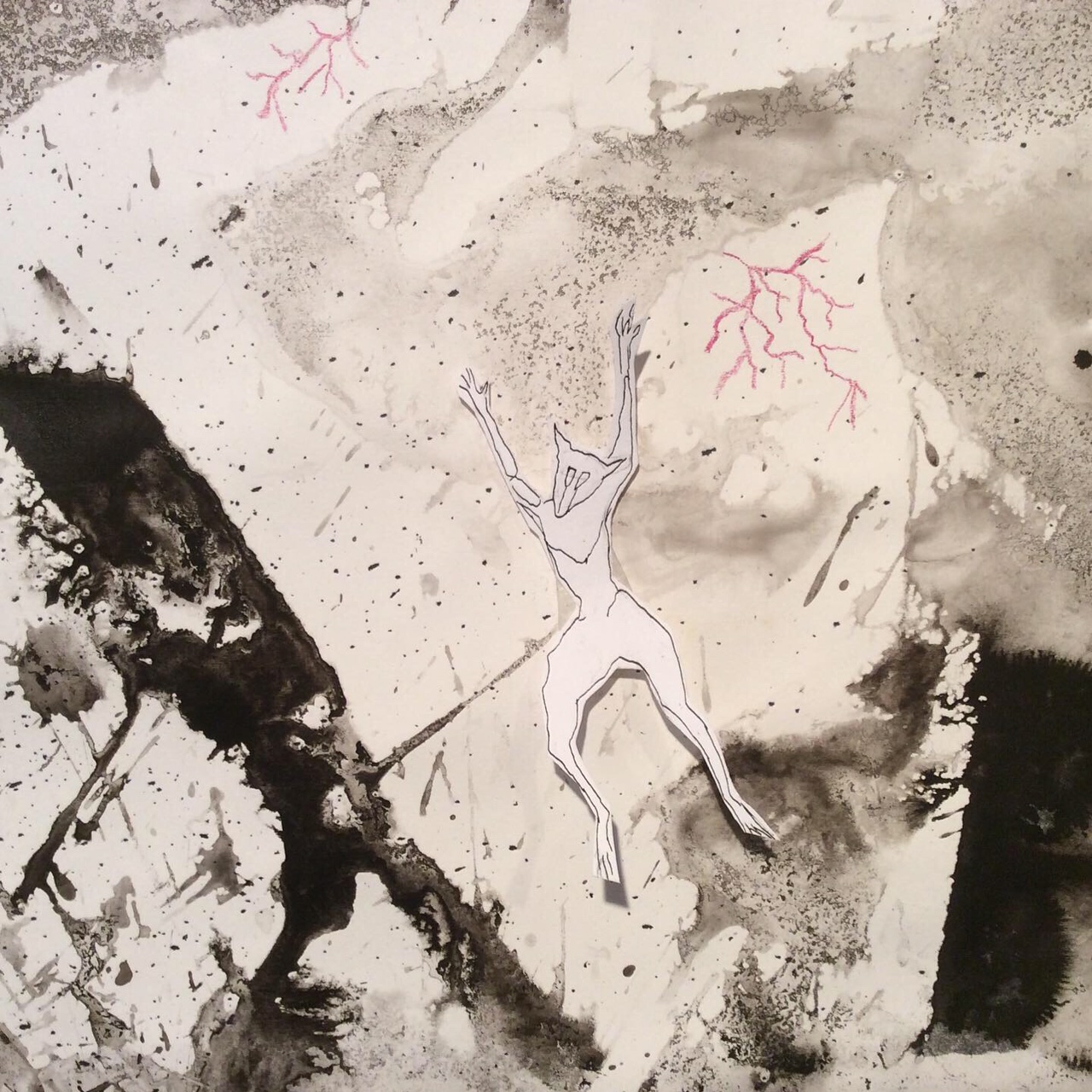 Dier in inktlandschap 2, 2019