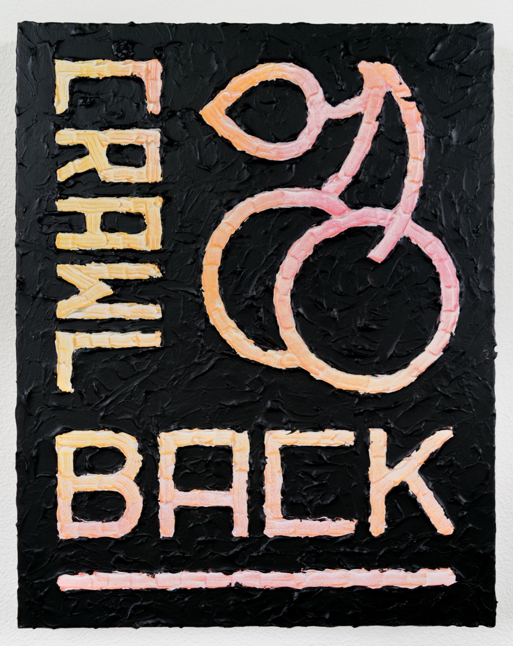 She's My Cherry Pie (Crawl Back) Acrylic, enamel, canvas 16 x 20 inches 2017