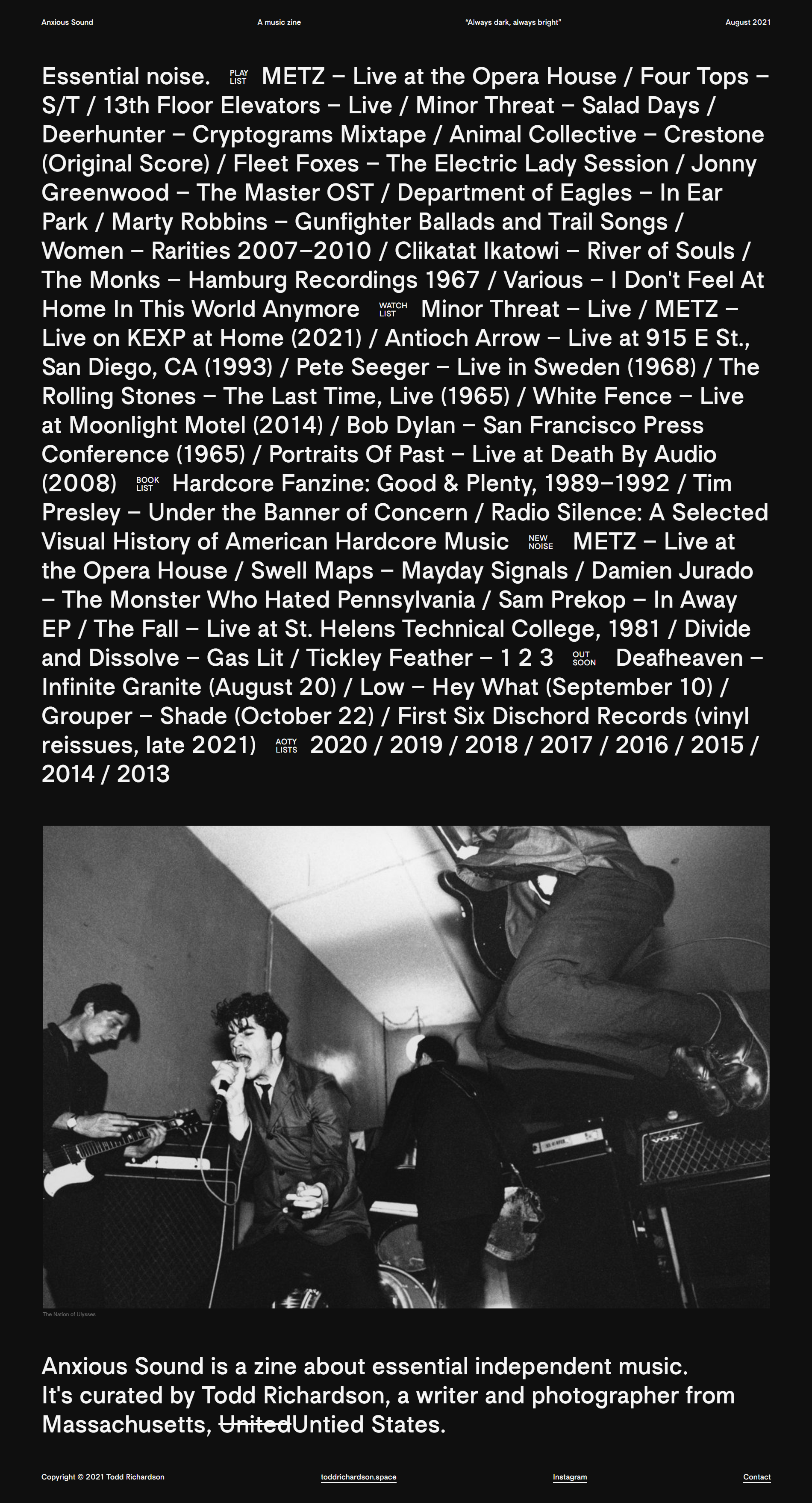 Anxious Sound / anxioussound.com