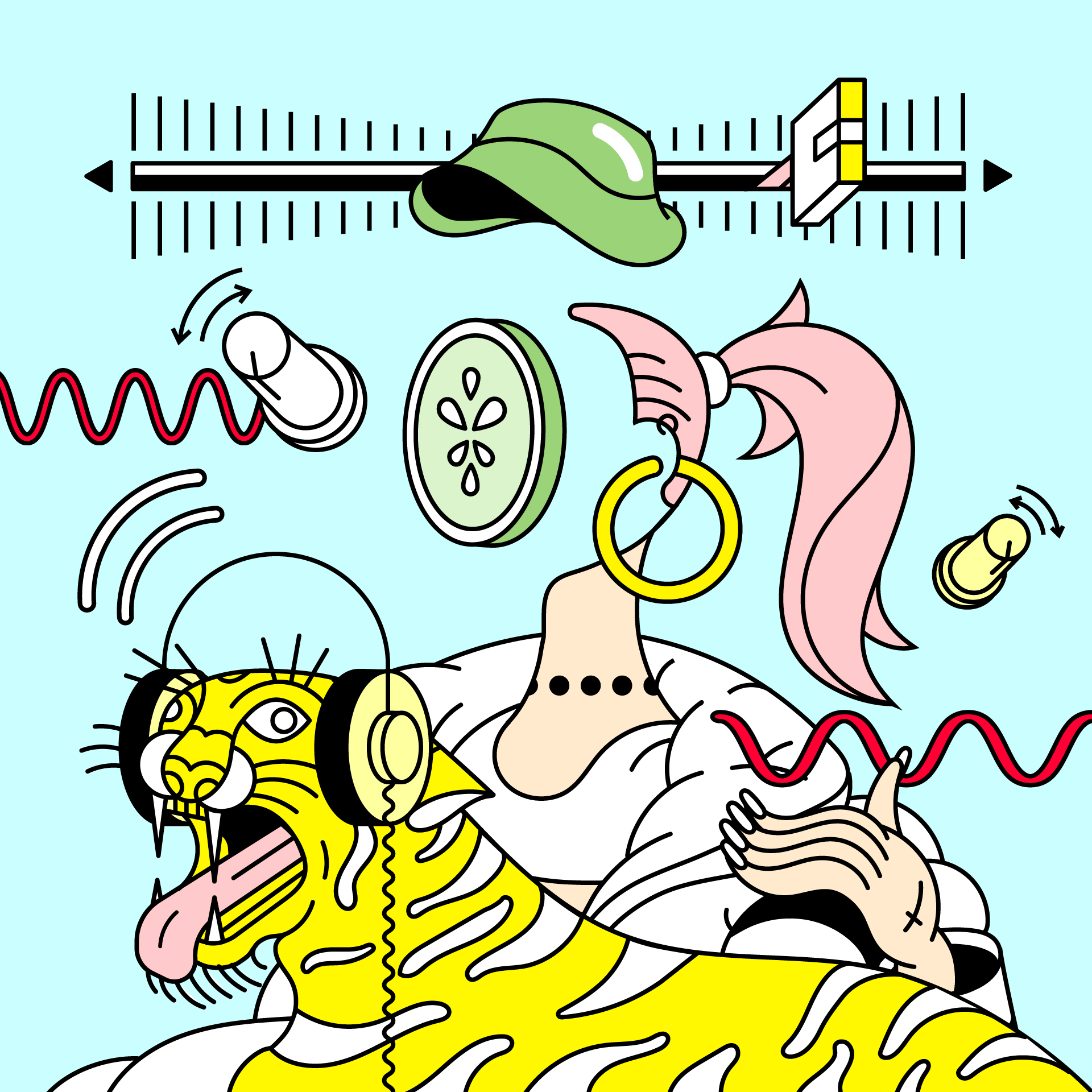 flacoux - illustration - graphic design