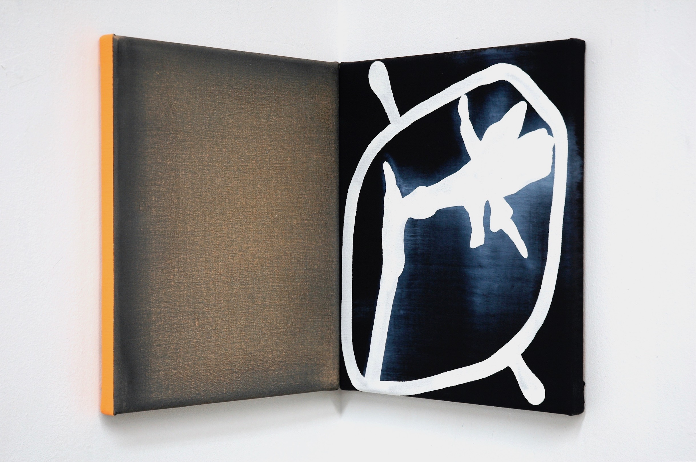 Untitled 2012, acrylic on canvas, 30 x 50 cm