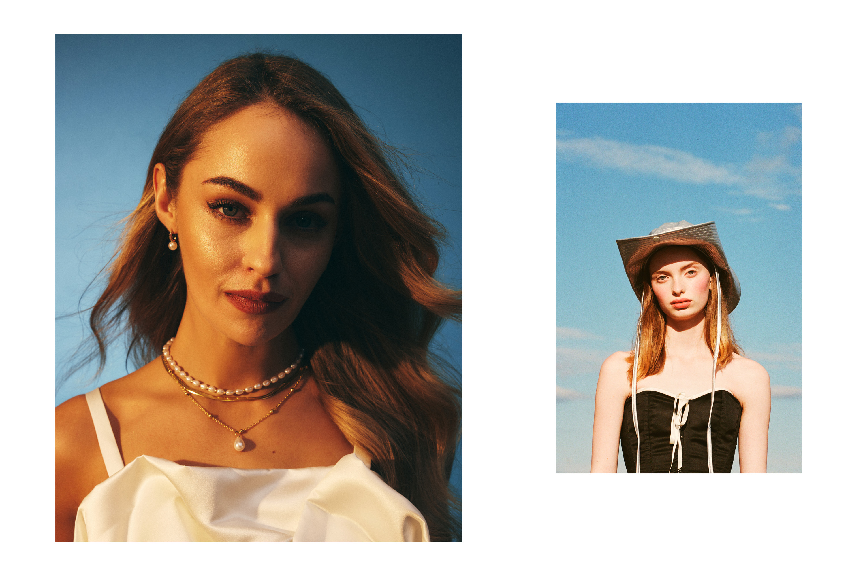 Film photo of Thalia Heffernan in studio photographed by Dublin based lifestyle, fashion, and advertising photographer Alex Sheridan