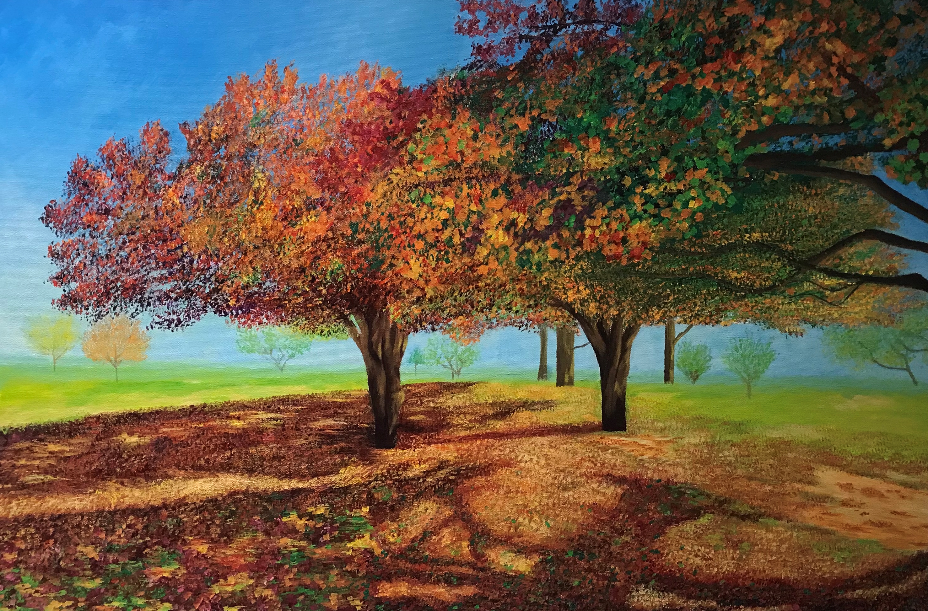 Art Scholarship Fund, Talon Cress, Autumn Trees