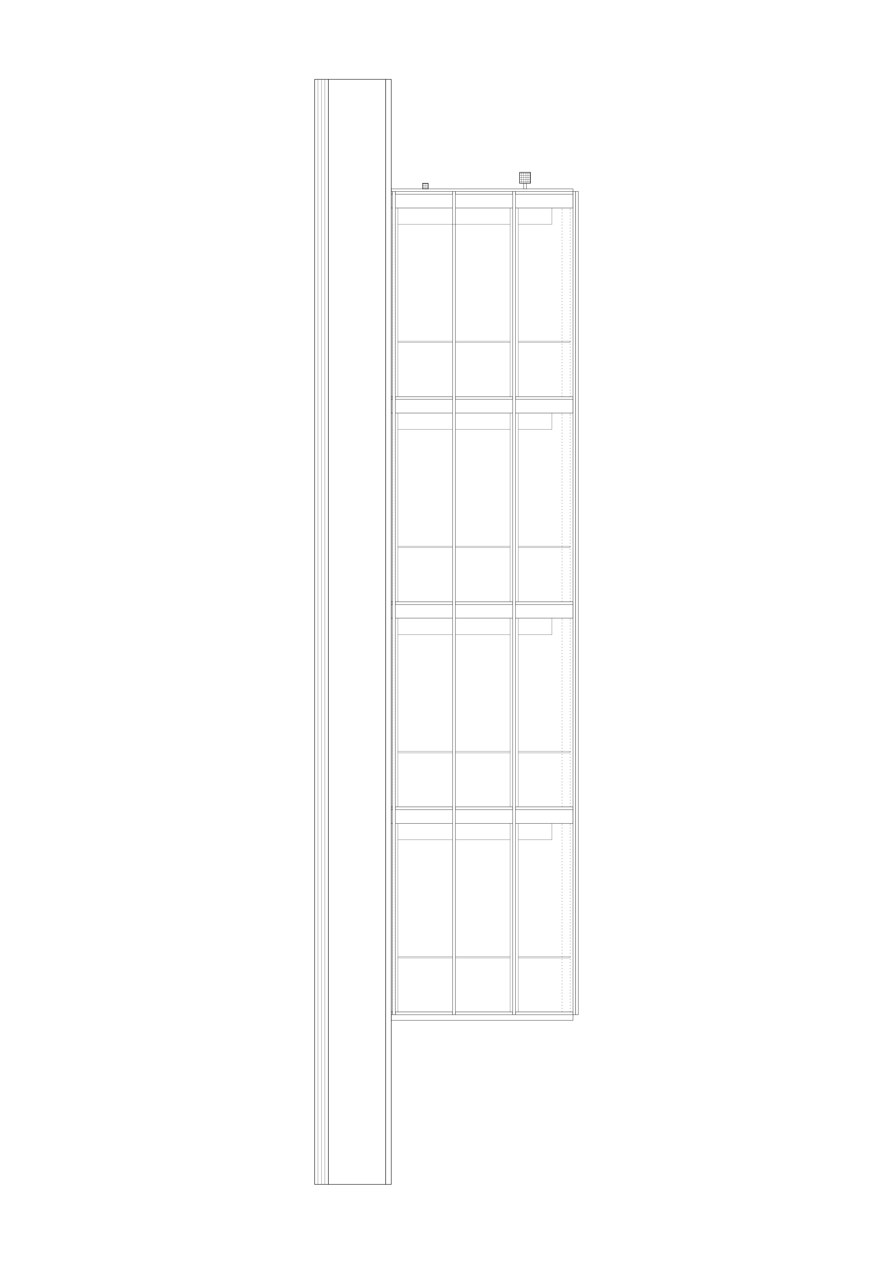 'arquitectura, side elevation', giclee print on paper, 20x30cm