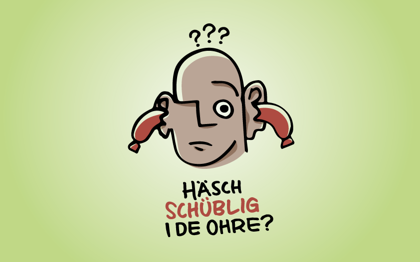 Illustration for the exhibition «Die Wurst» in the Museum «Mühlerama» in Zurich