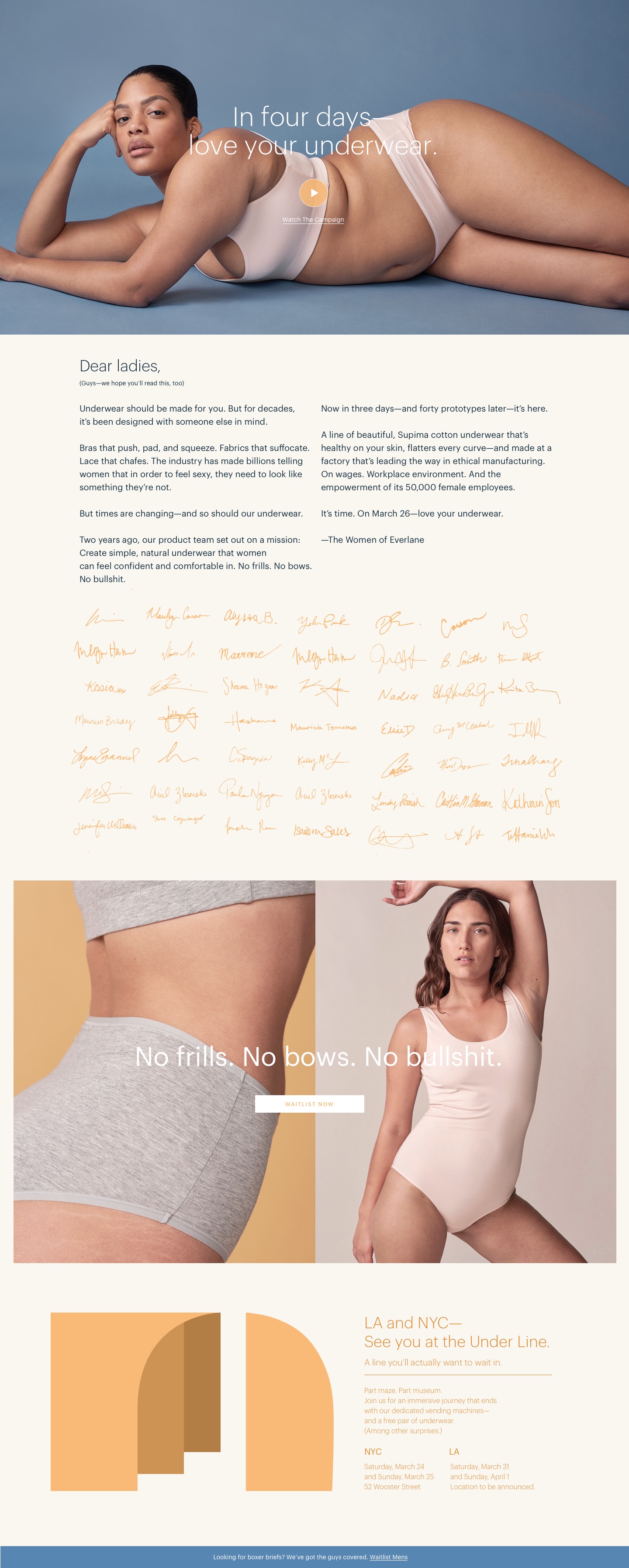Women's Bodysuits  Bras & Underwear – Everlane