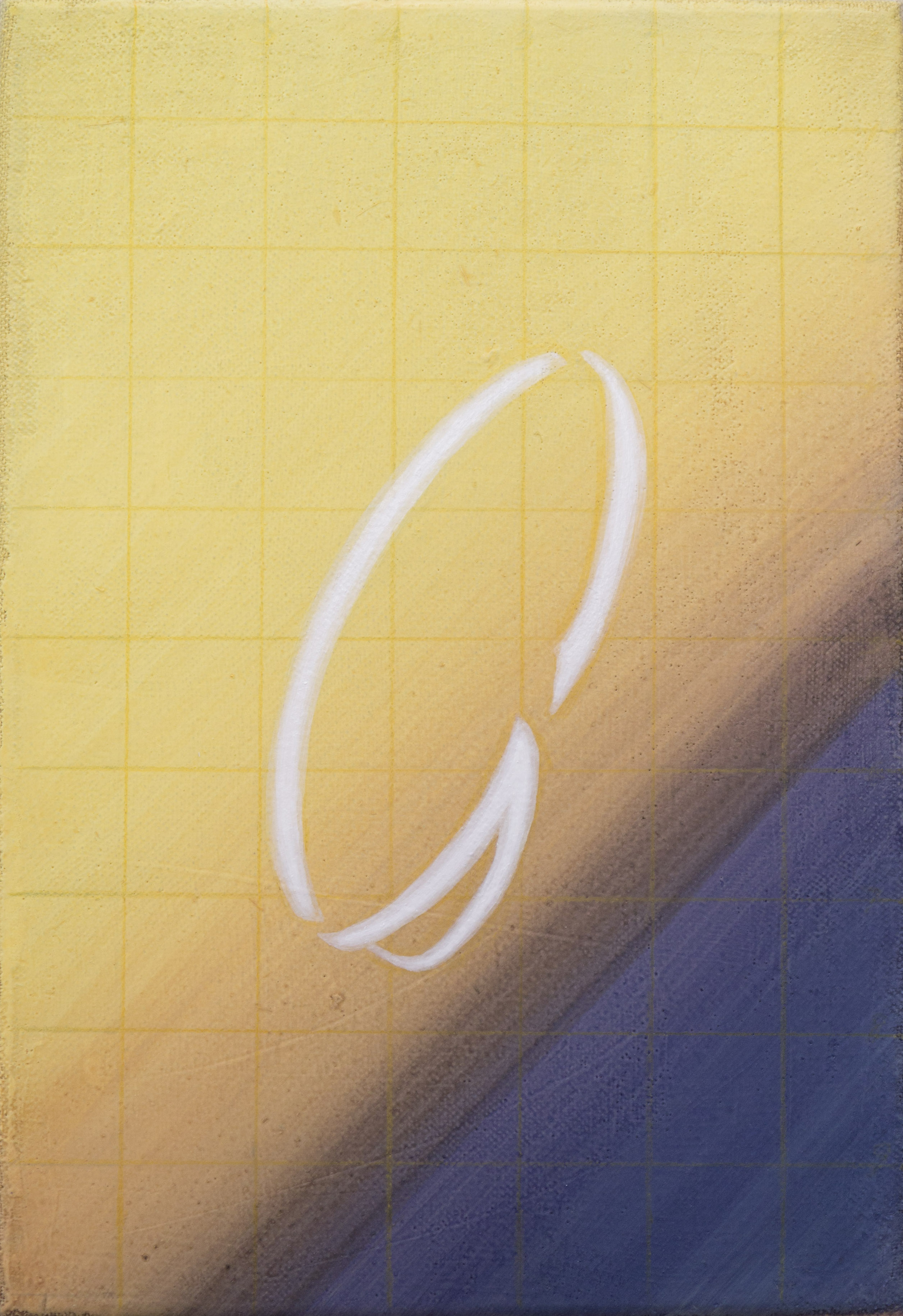 Untitled (0) I, 25.5x17.5cm, oil on canvas, 2021 