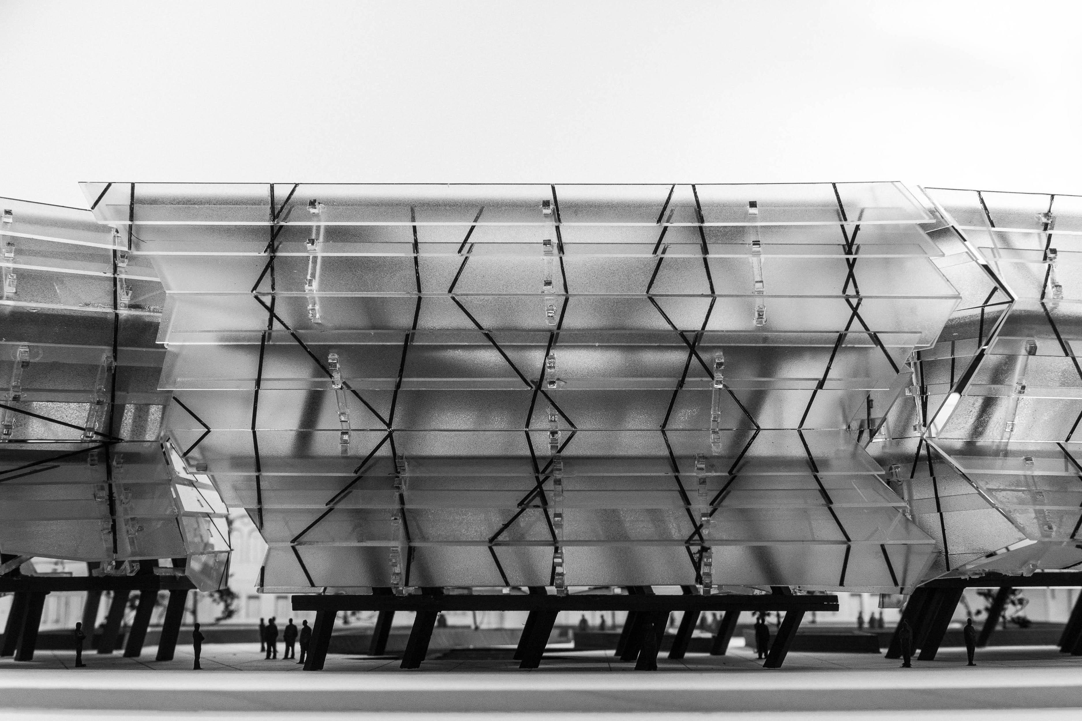 Model - Front Facade Detail