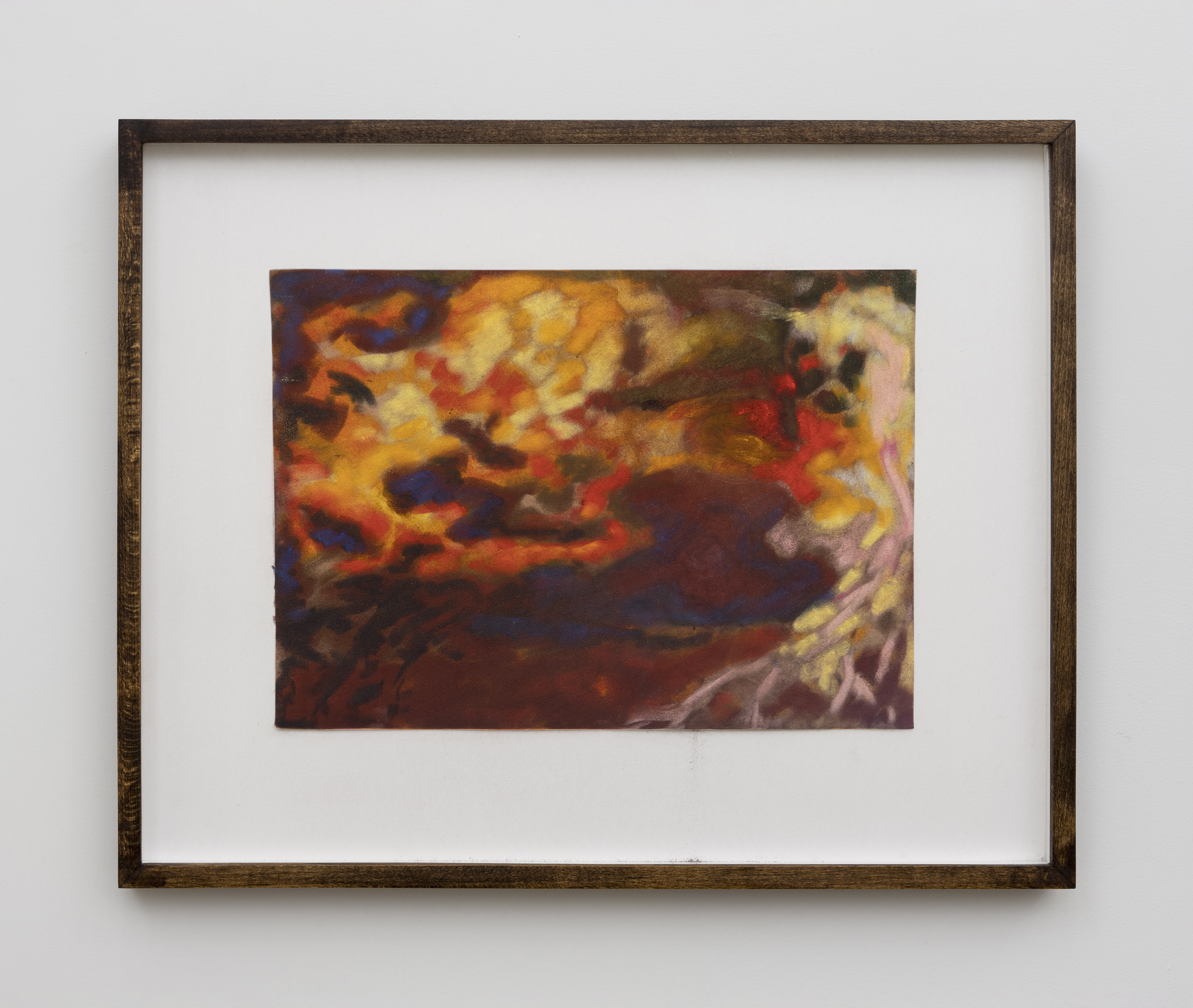 Study for ‘The Eruption of Constitution Hill’ No.1, 2022, Pastel on Hahnemühle Velour, 9 3/4 x 13 3/4 in