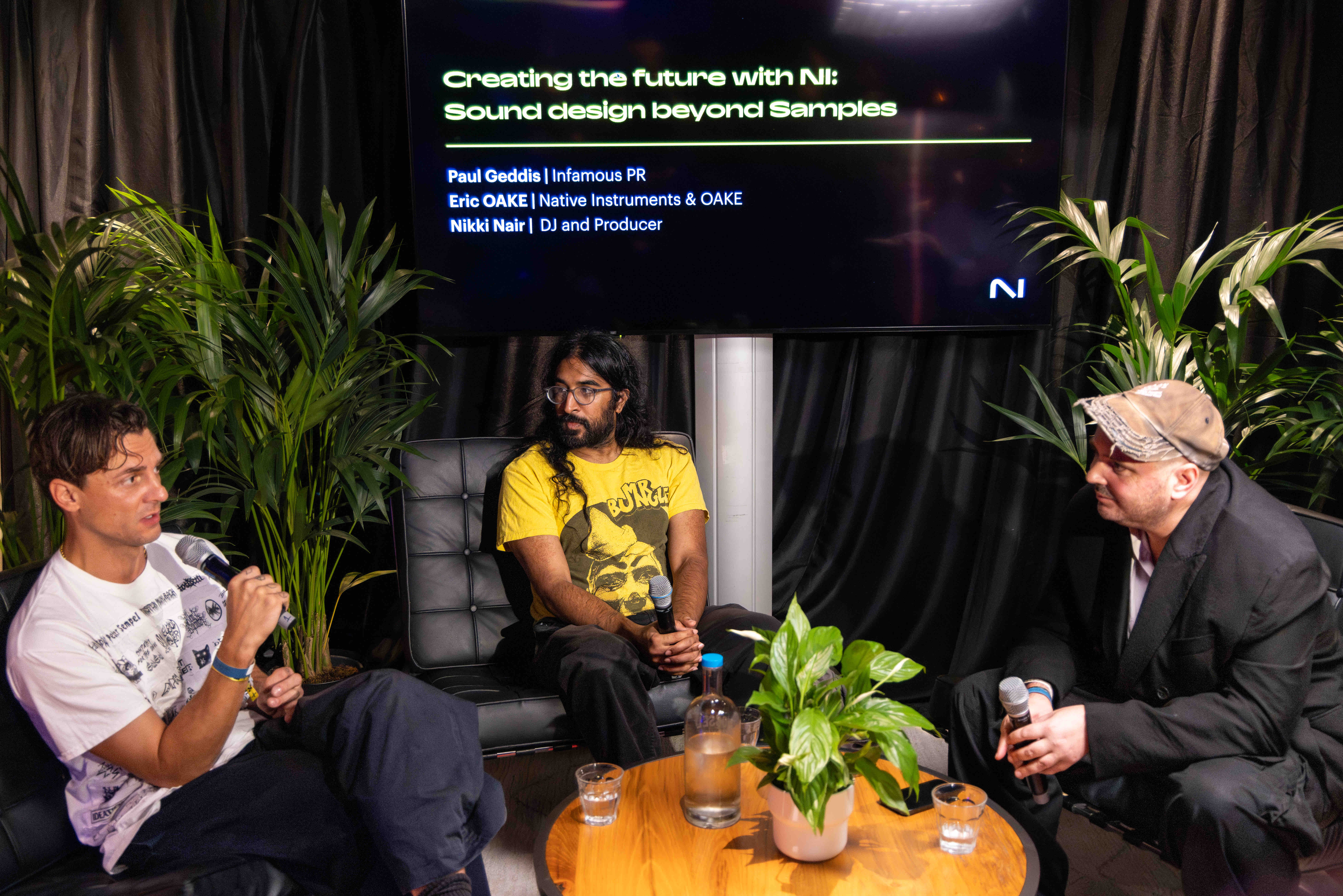 Panellist discussing ‘Creating the future with NI’ panel at the Native Instruments ADE 2025 programme.