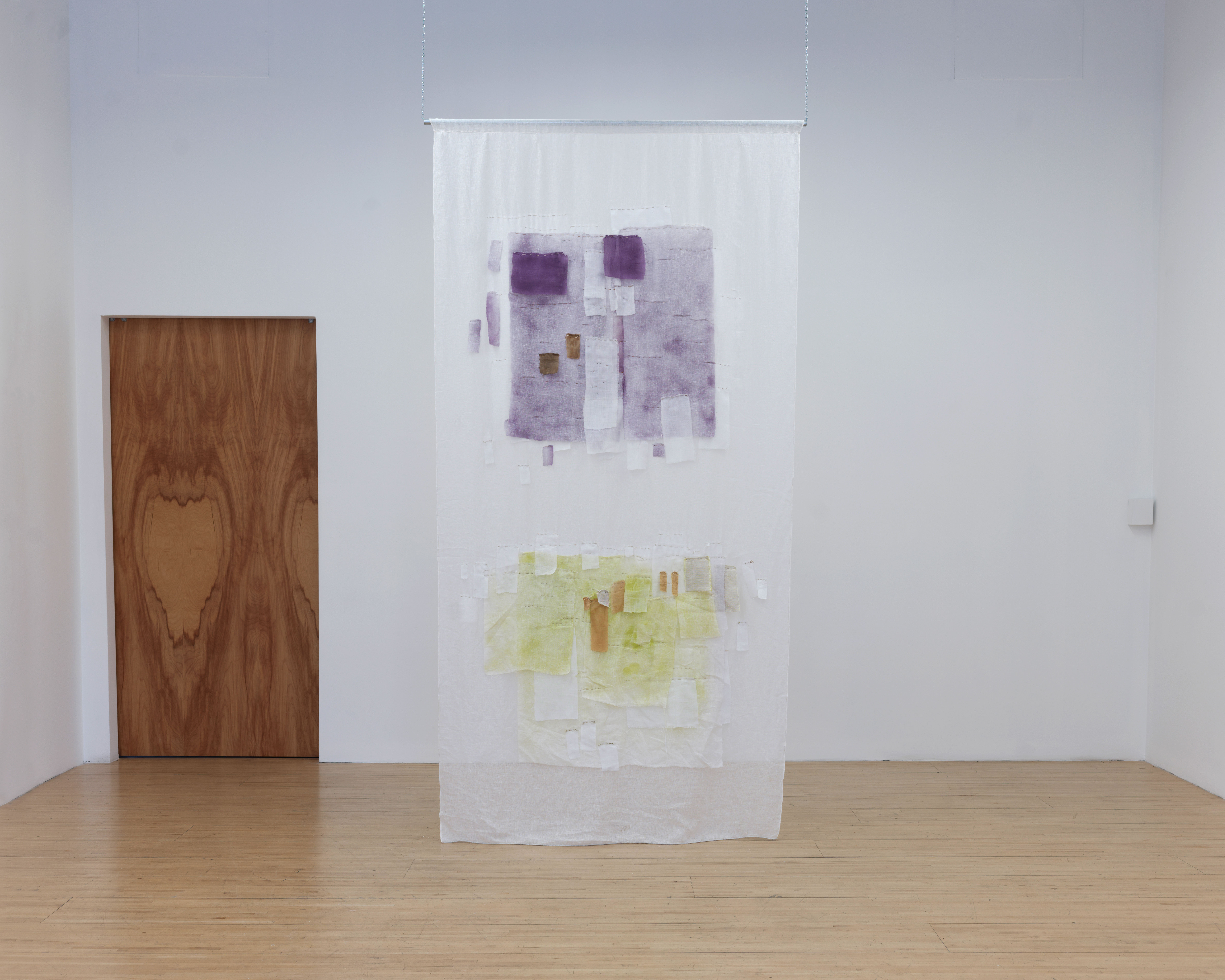 Untitled 2022, 10 x 5', linen, steel, natural and synthetic pigment, waxed thread - AnexéO7