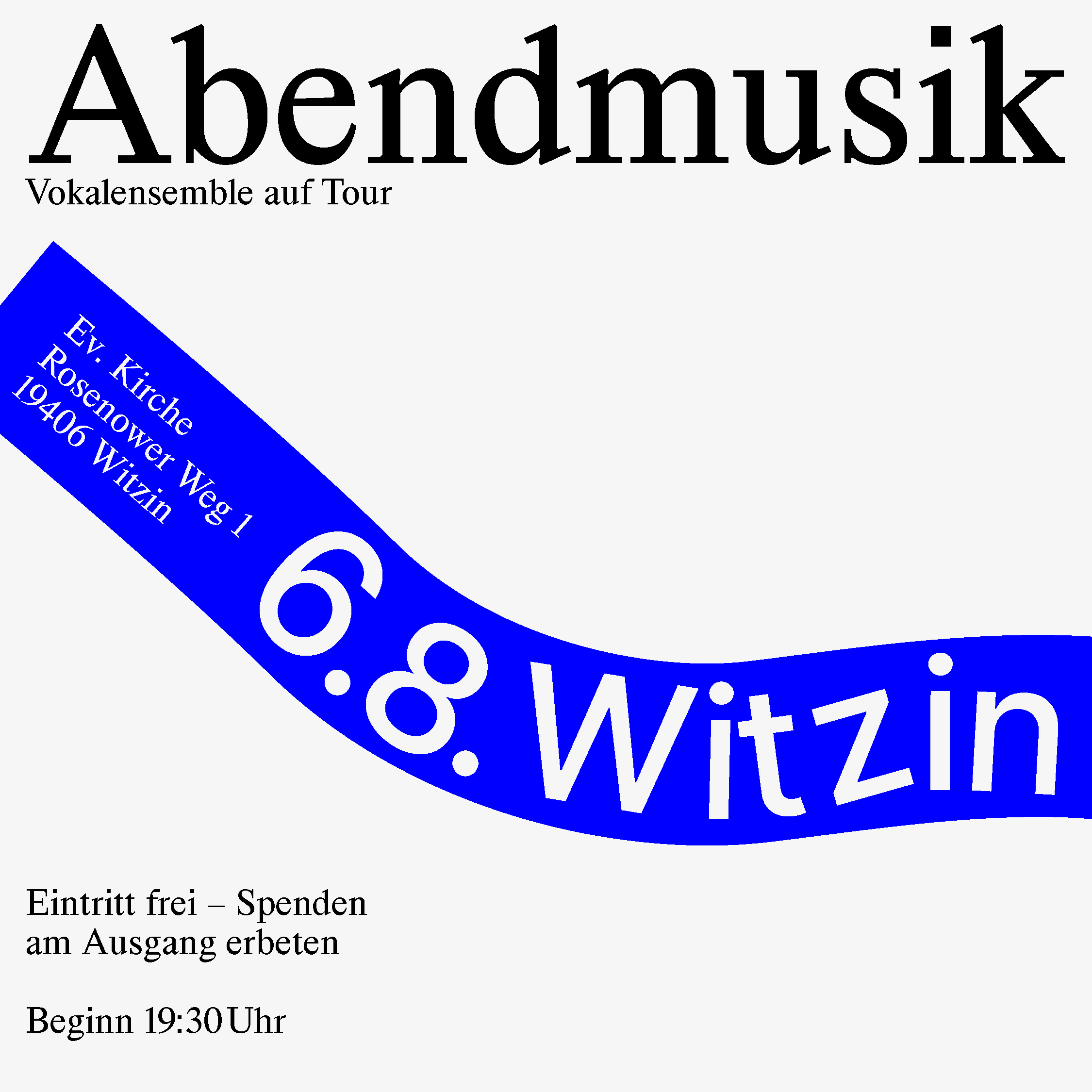 Poster and Social Media Assets for Vocal Ensemble