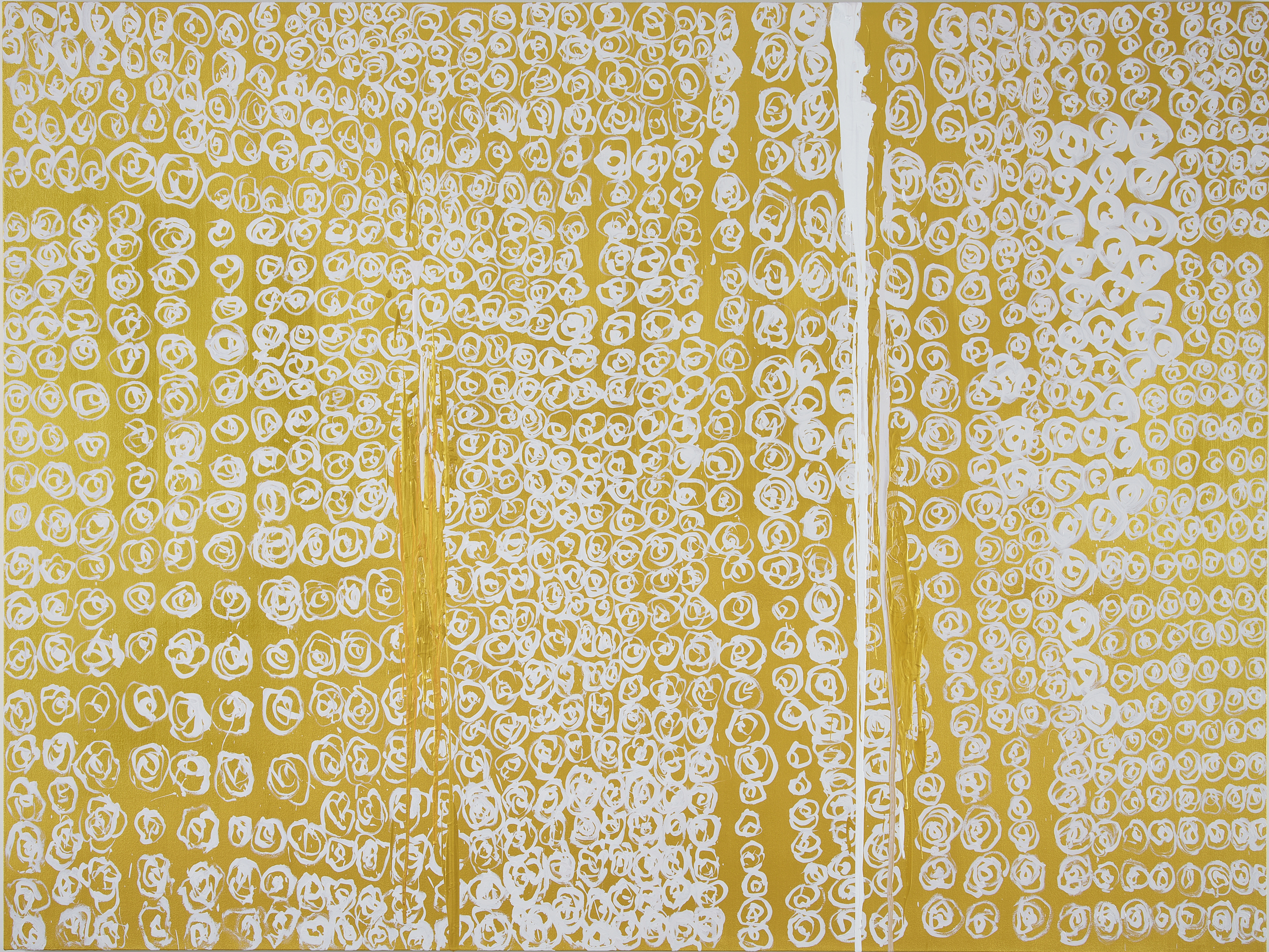 HELOISE AND ABELARD'S LAST LOVE LETTER, 2018, ACRYLIC ON CANVAS, 72 X 96 IN (PRIVATE COLLECTION)