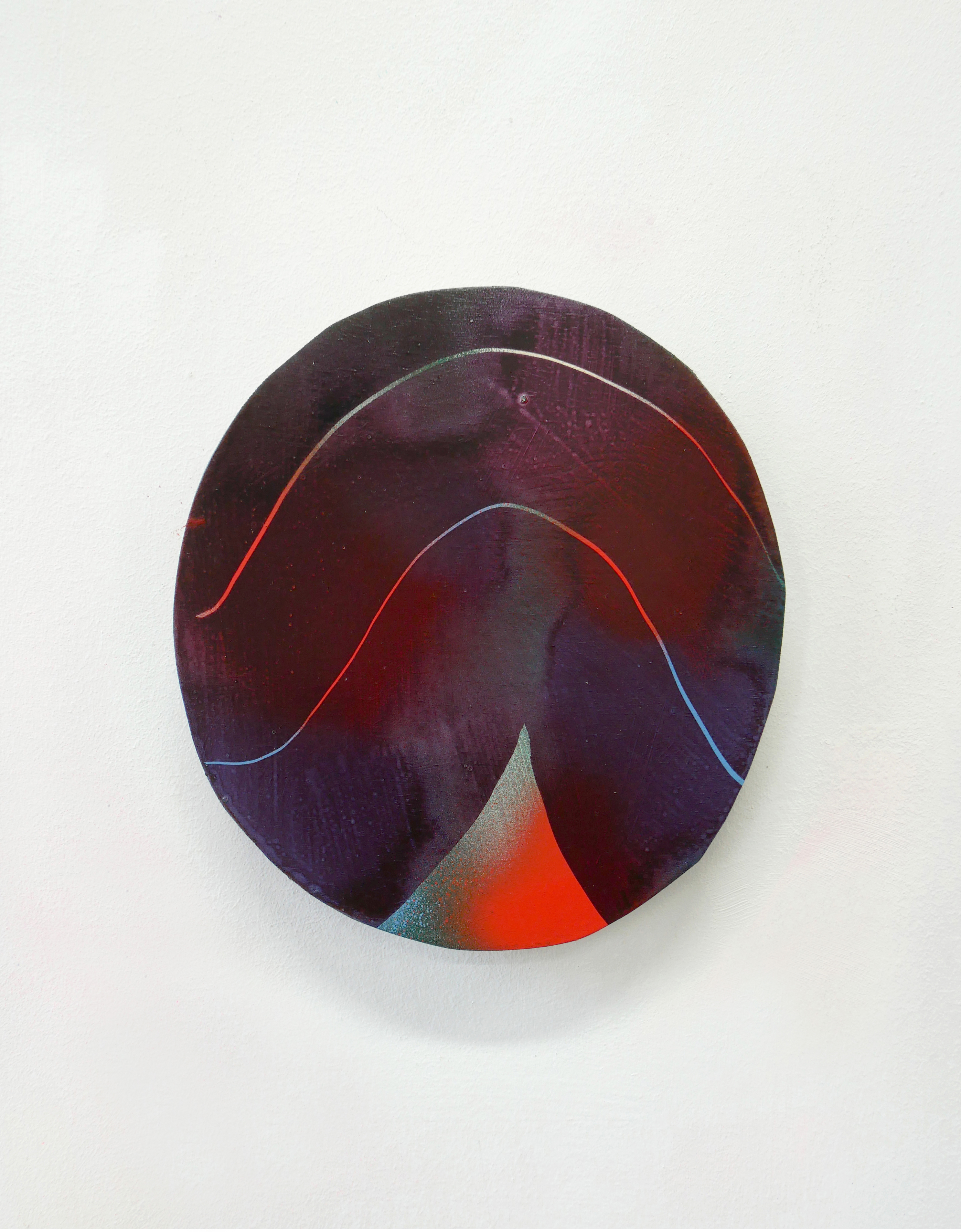 Pearl, 2025, acrylic on plywood, 27 x 25 cm