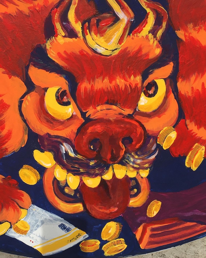 "Mighty Beast of Change" Detail