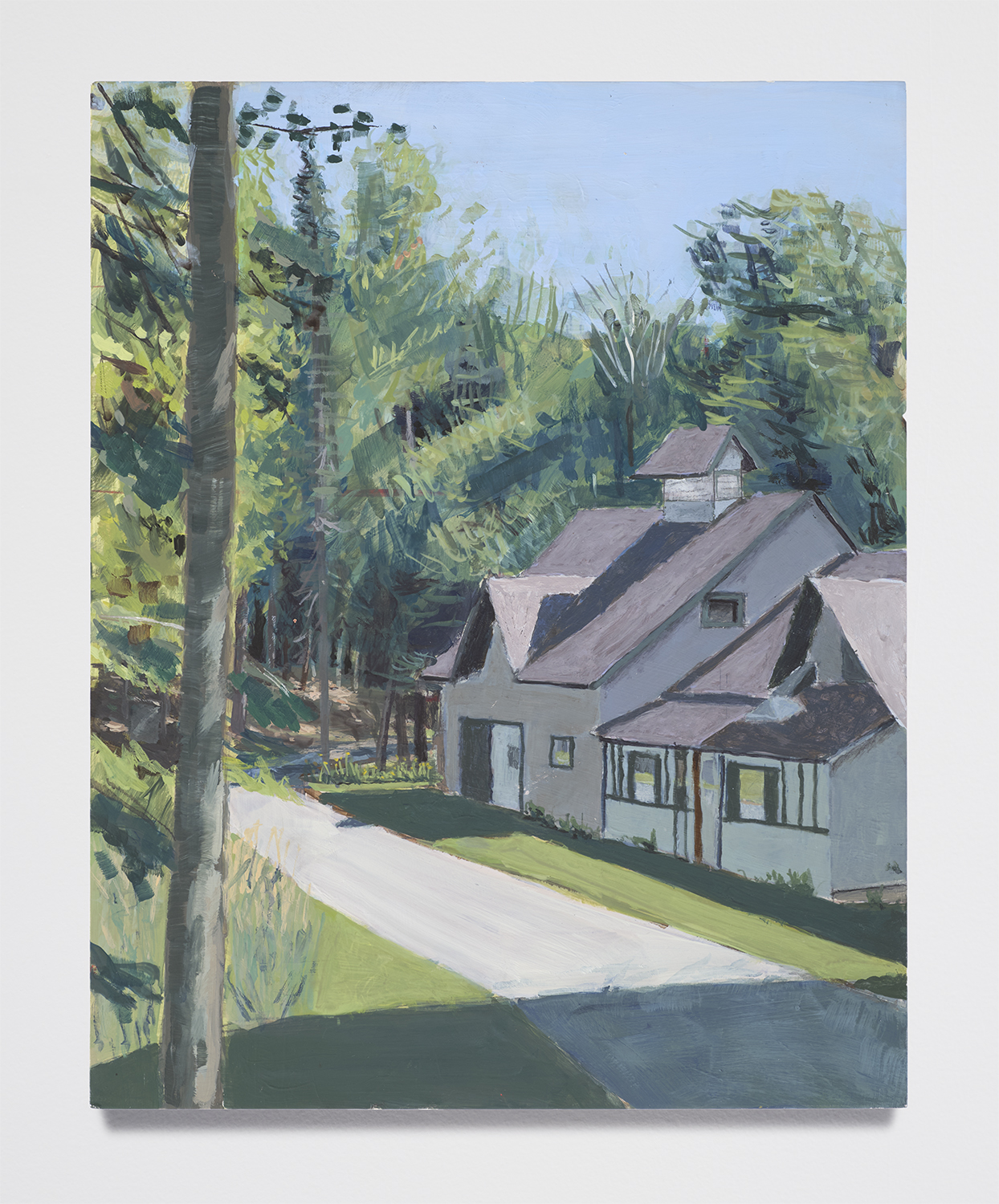 Studio Barn Study; Acrylic Paint on Panel; 10x8 inches