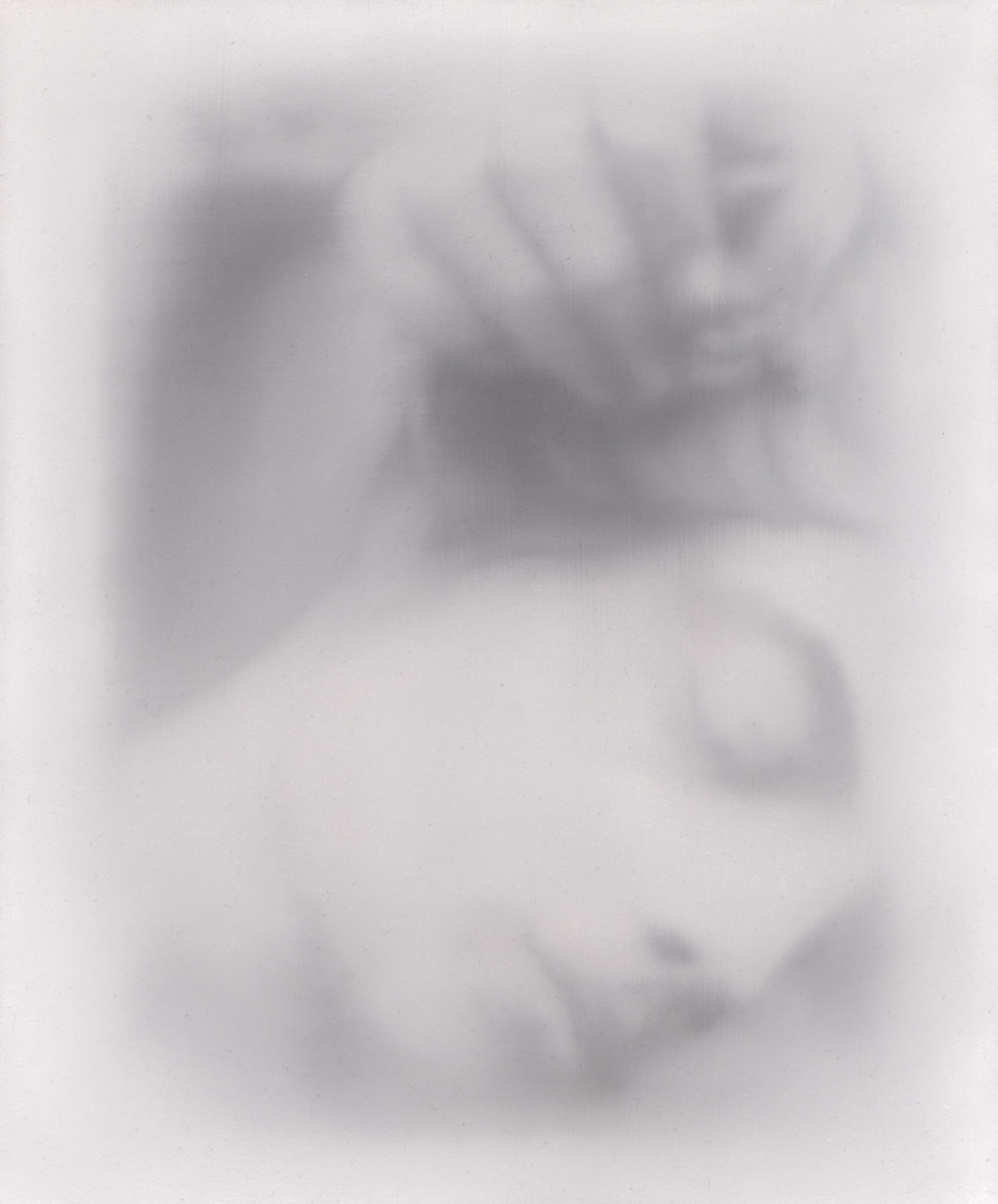 untitled, oil on aluminium, 30 x 25 cm, 2018